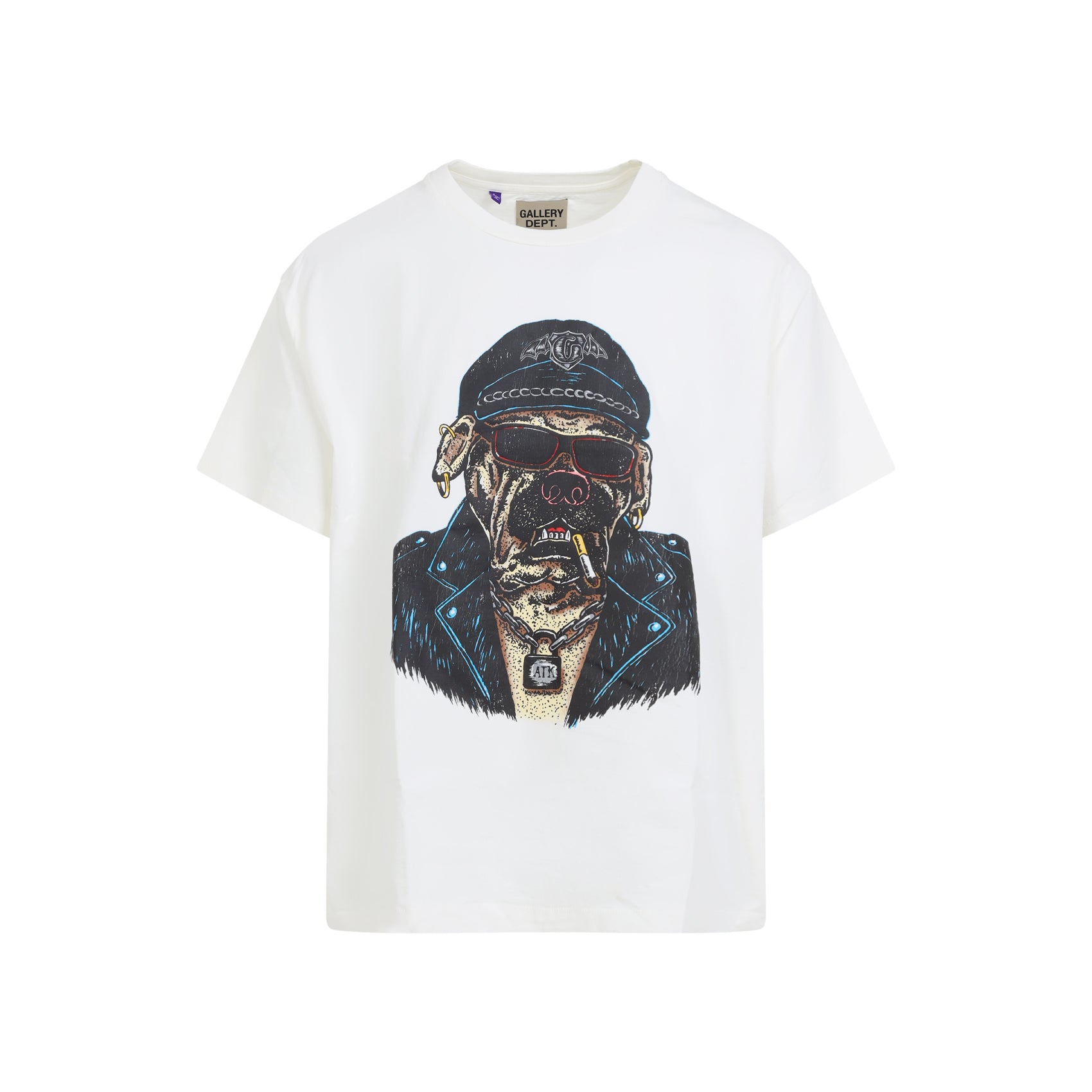 Gallery Dept. Oct Biker Dog T-Shirt Men GALLERY DEPT.