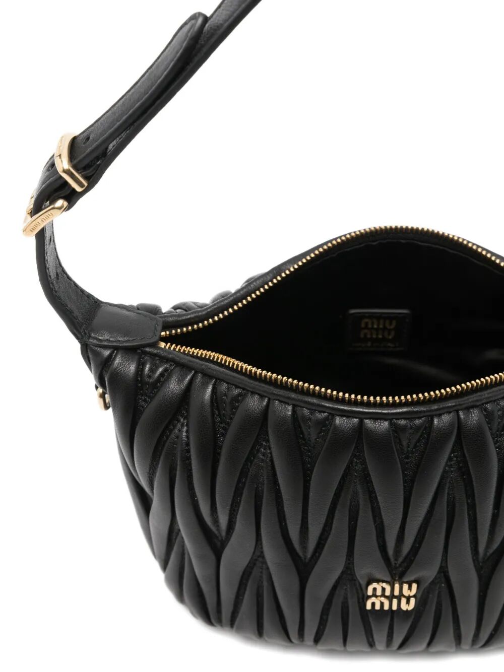 Miu Miu Women Matelassé Nappa Leather Pouch MIU MIU