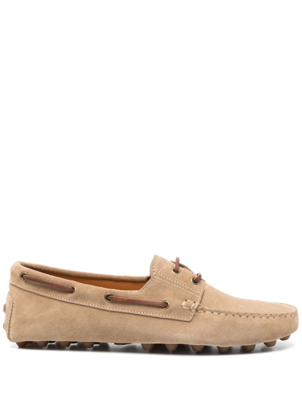 Tod's Men Suede Gommino Bubble Lace-Up Boat Loafers TOD'S