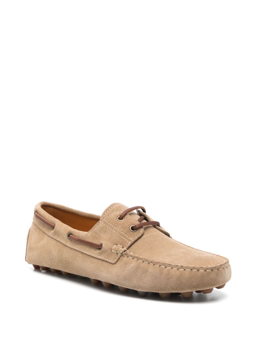 Tod's Men Suede Gommino Bubble Lace-Up Boat Loafers TOD'S