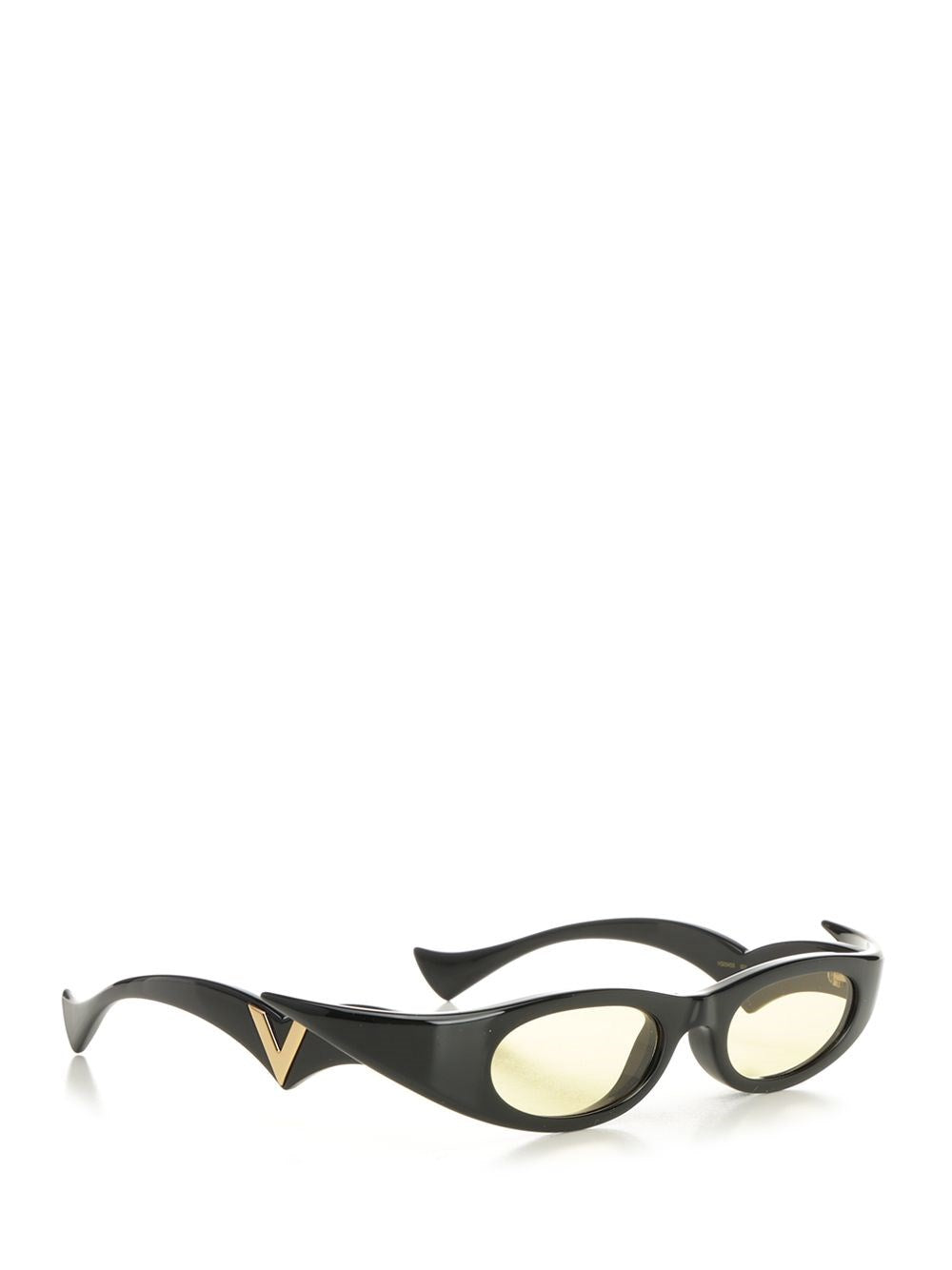 Valentino Garavani Women Black Acetate Sunglasses VALENTINO GARAVANI