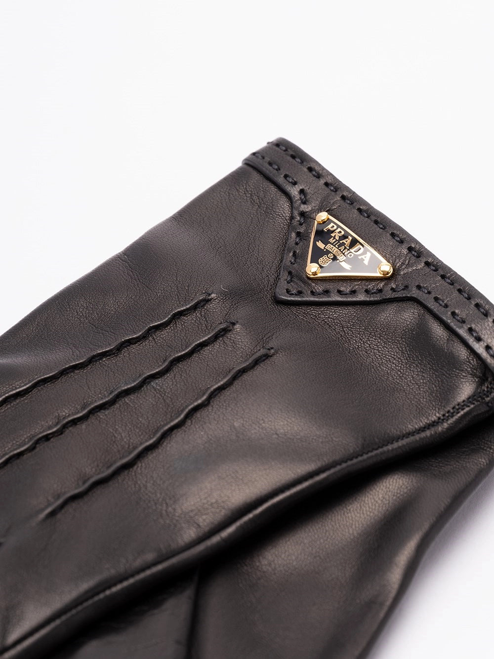Prada Women Leather Gloves PRADA