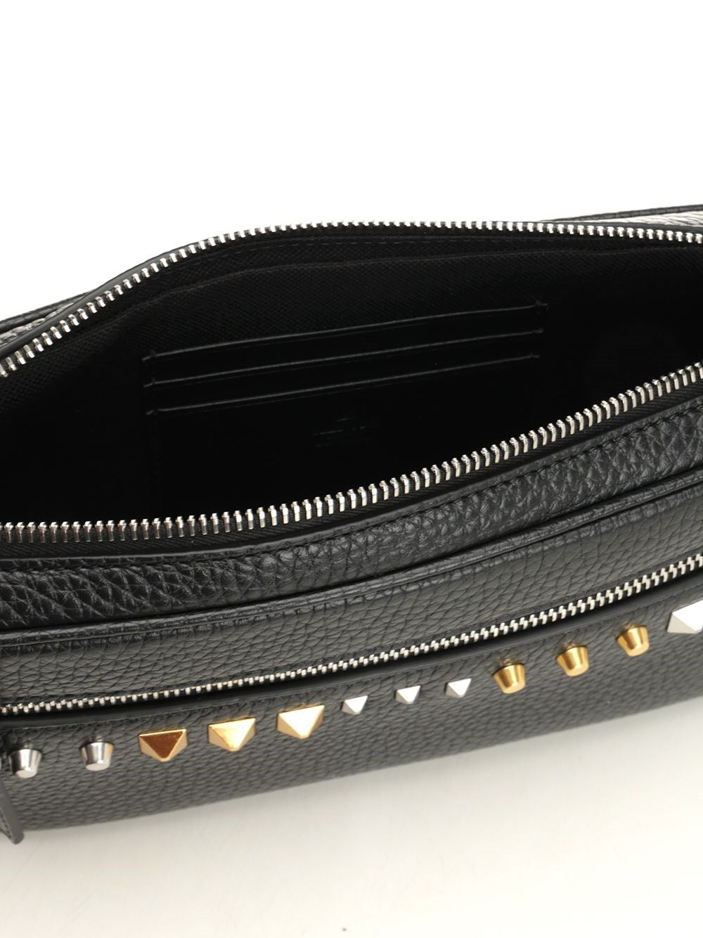 Valentino Garavani Men Valentino Garavani Leather Clutch Bag VALENTINO GARAVANI