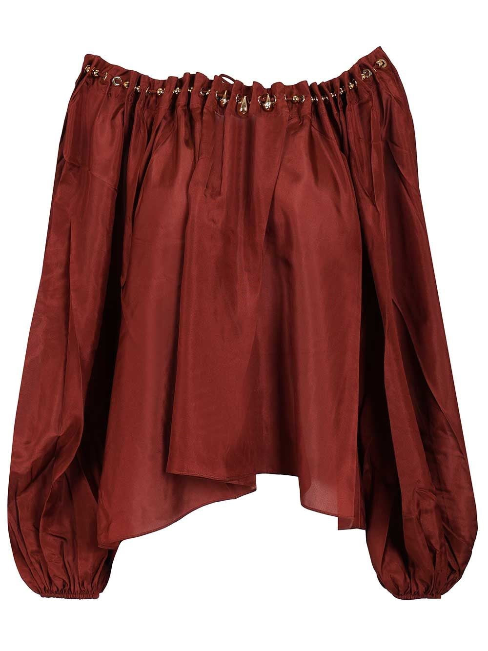 Zimmermann Women "Aster" Blouse With Ruffles ZIMMERMANN