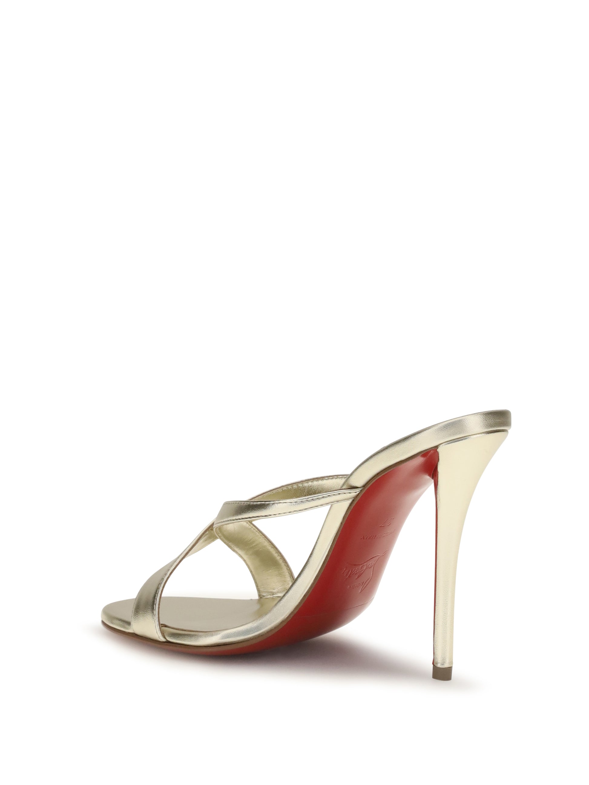 Christian Louboutin Women Mulazee Cross Mule Sandals CHRISTIAN LOUBOUTIN