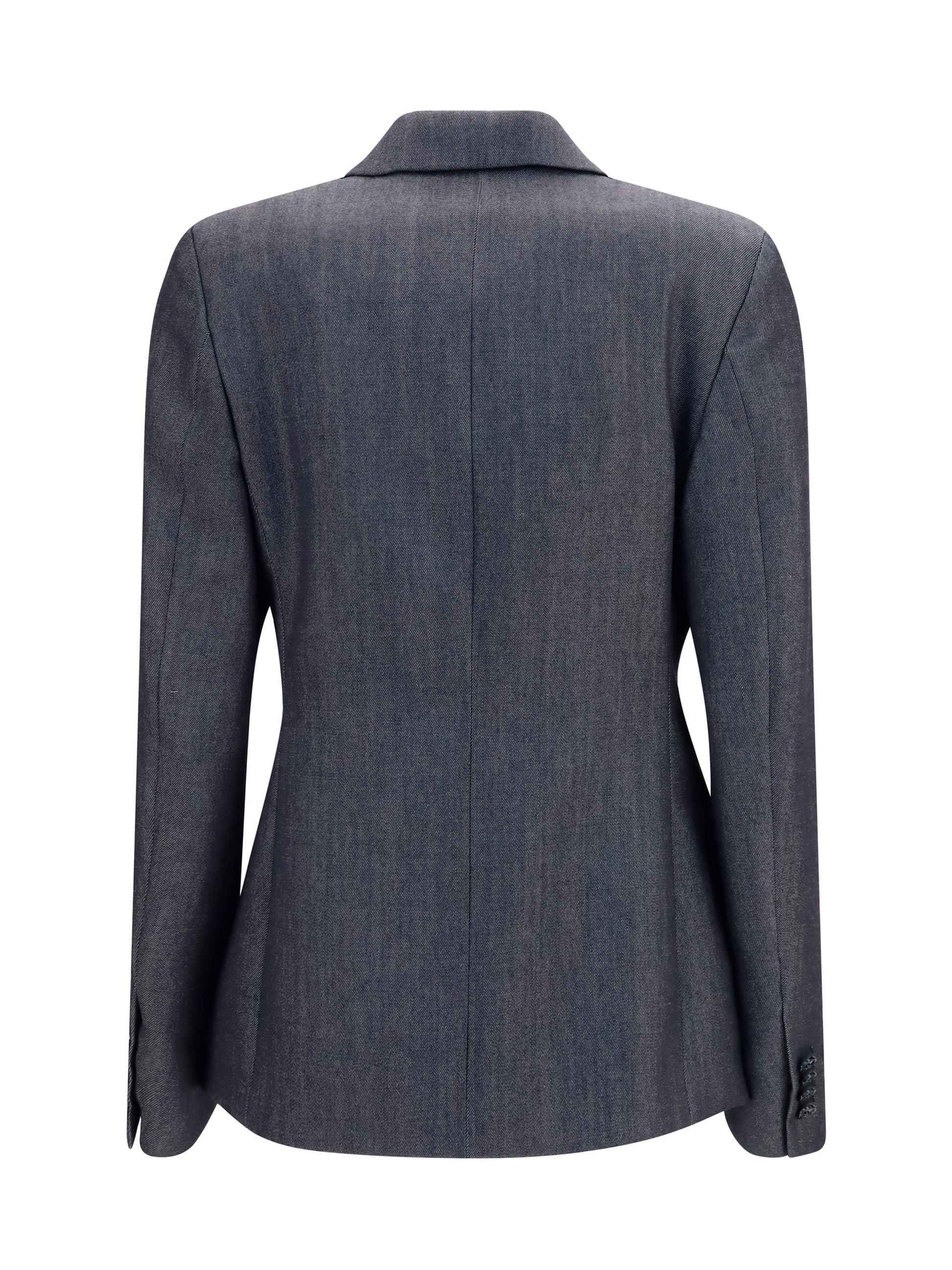 Balenciaga Women Double-Breasted Wool Blazer BALENCIAGA