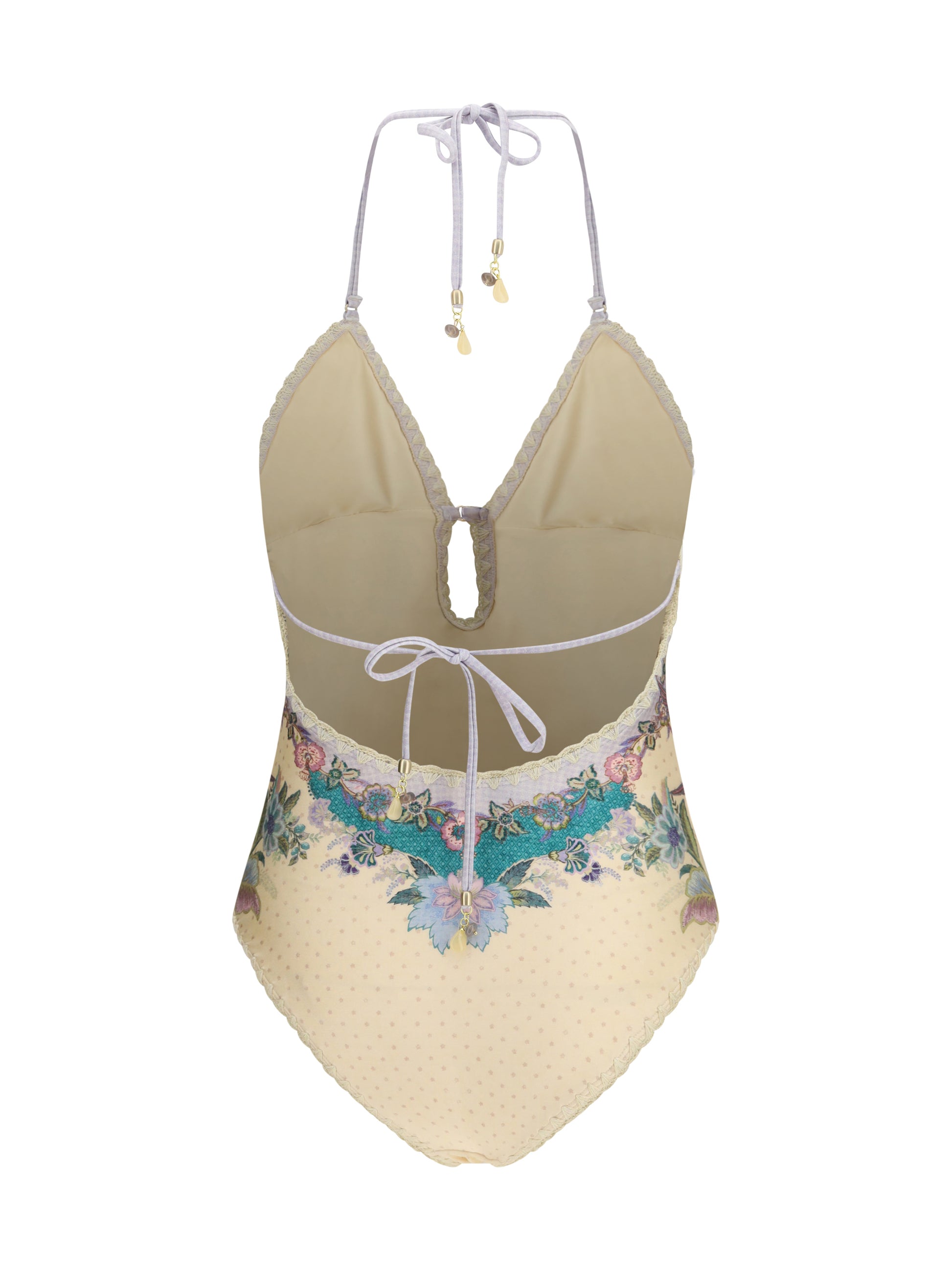 Zimmermann Women Indra Crochet Detail One-Piece Swimsuit ZIMMERMANN