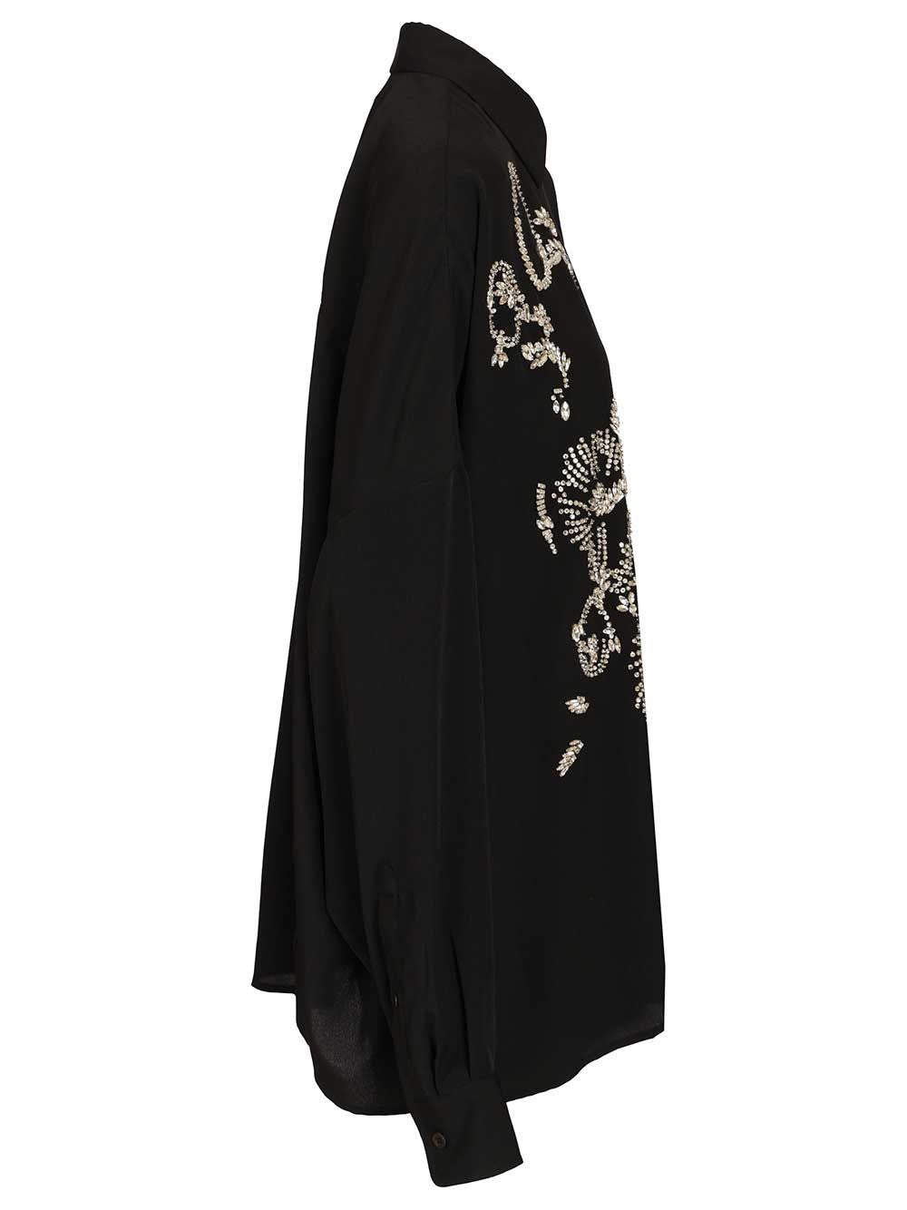 Dries Van Noten Women Oversized Shirt With Crystals DRIES VAN NOTEN