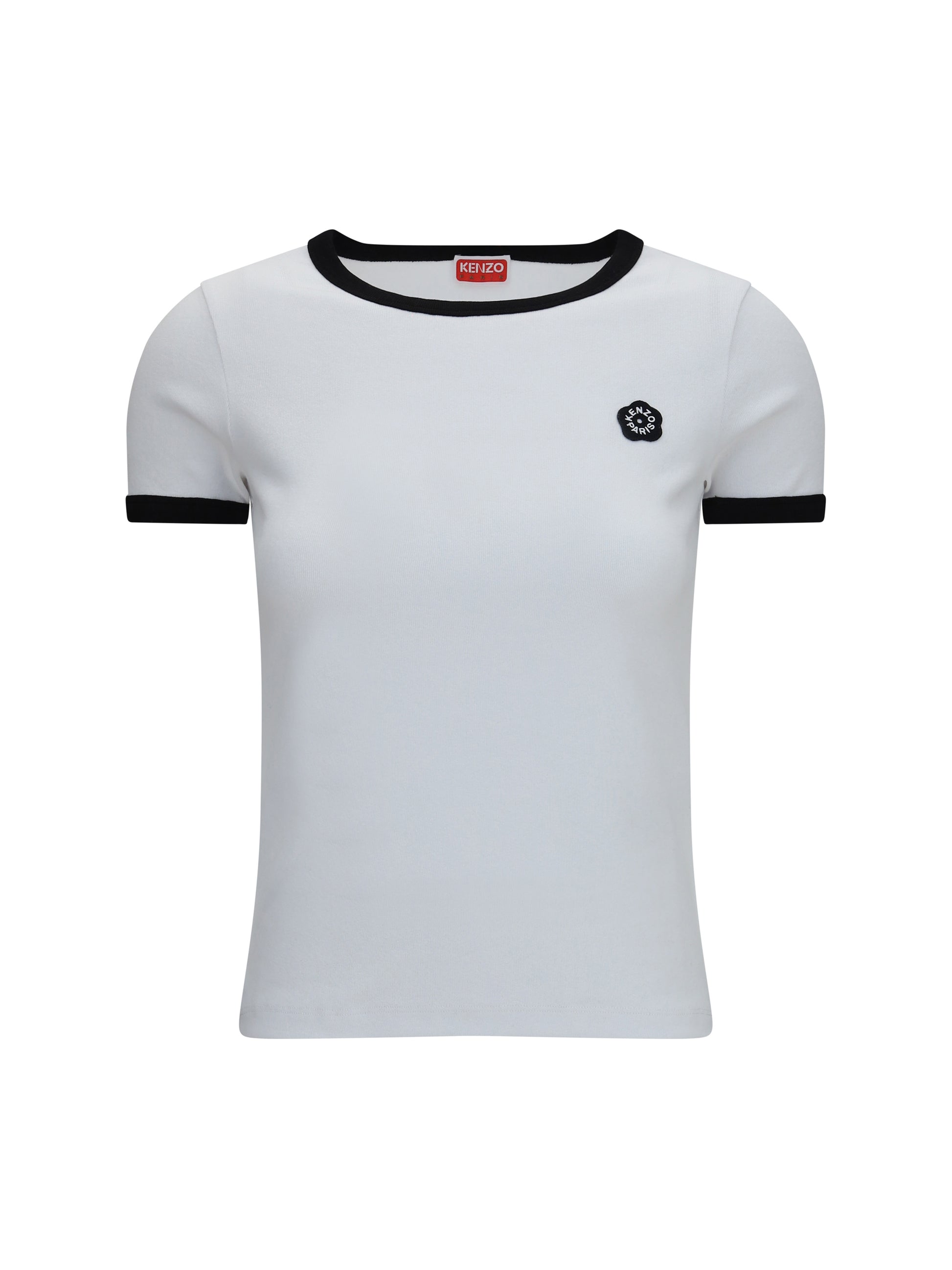 Kenzo Women Boke Flower 2.0 Embroidered Cotton T-Shirt KENZO