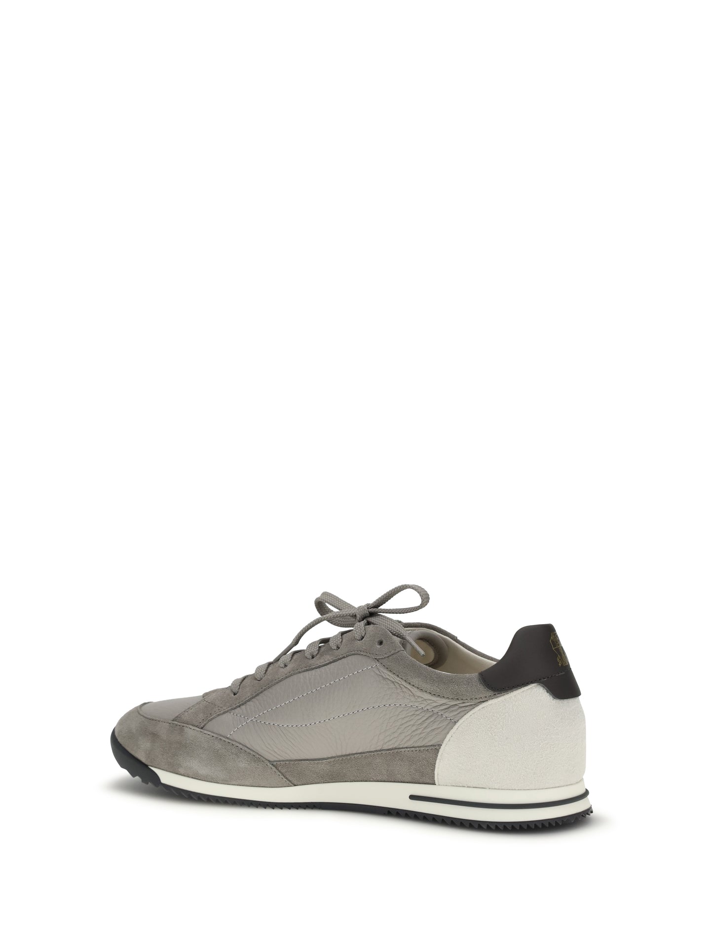 Brunello Cucinelli Men Deer And Suede Sneakers BRUNELLO CUCINELLI