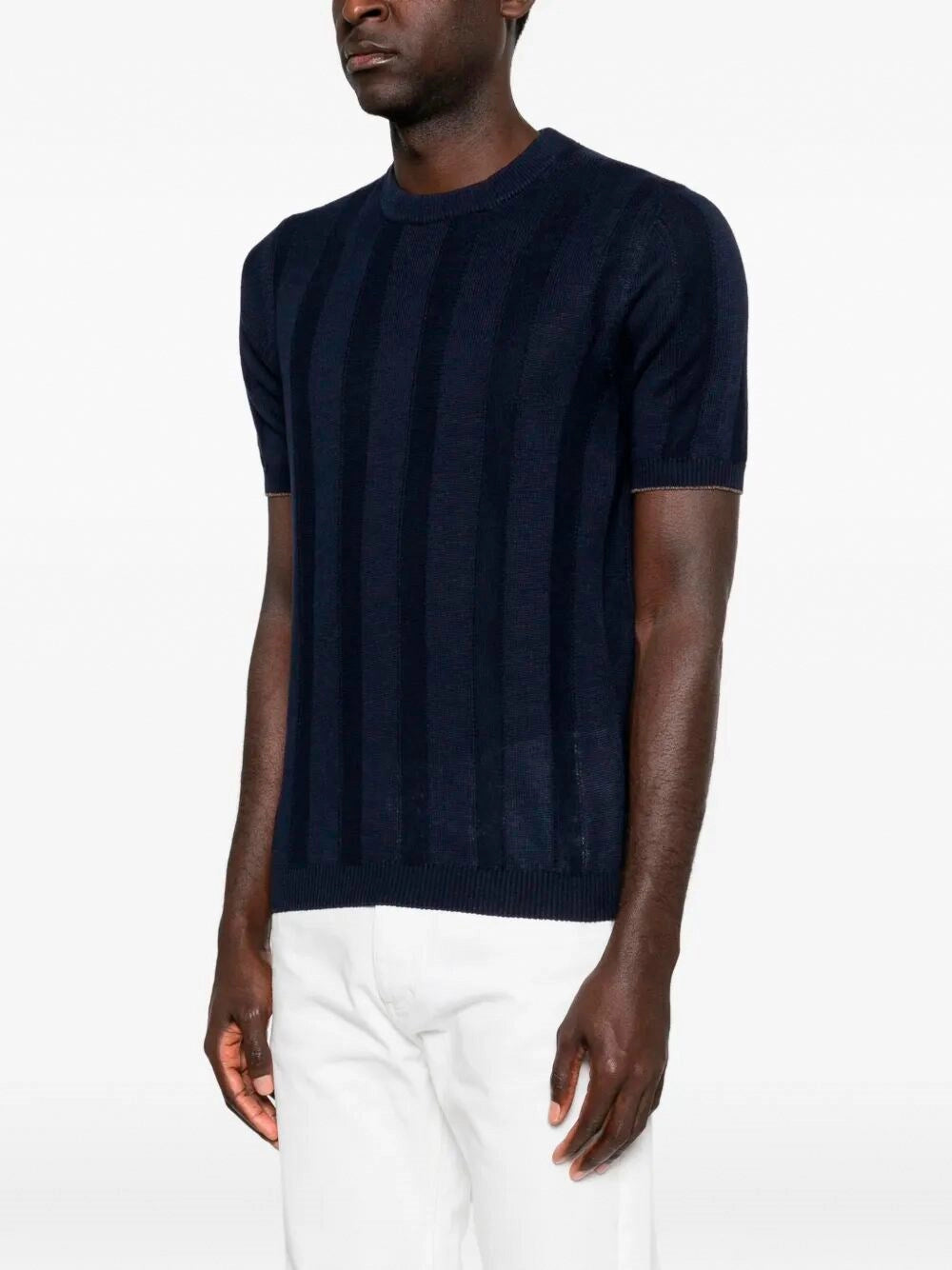 Brunello Cucinelli Men Short Sleeve Sweater BRUNELLO CUCINELLI