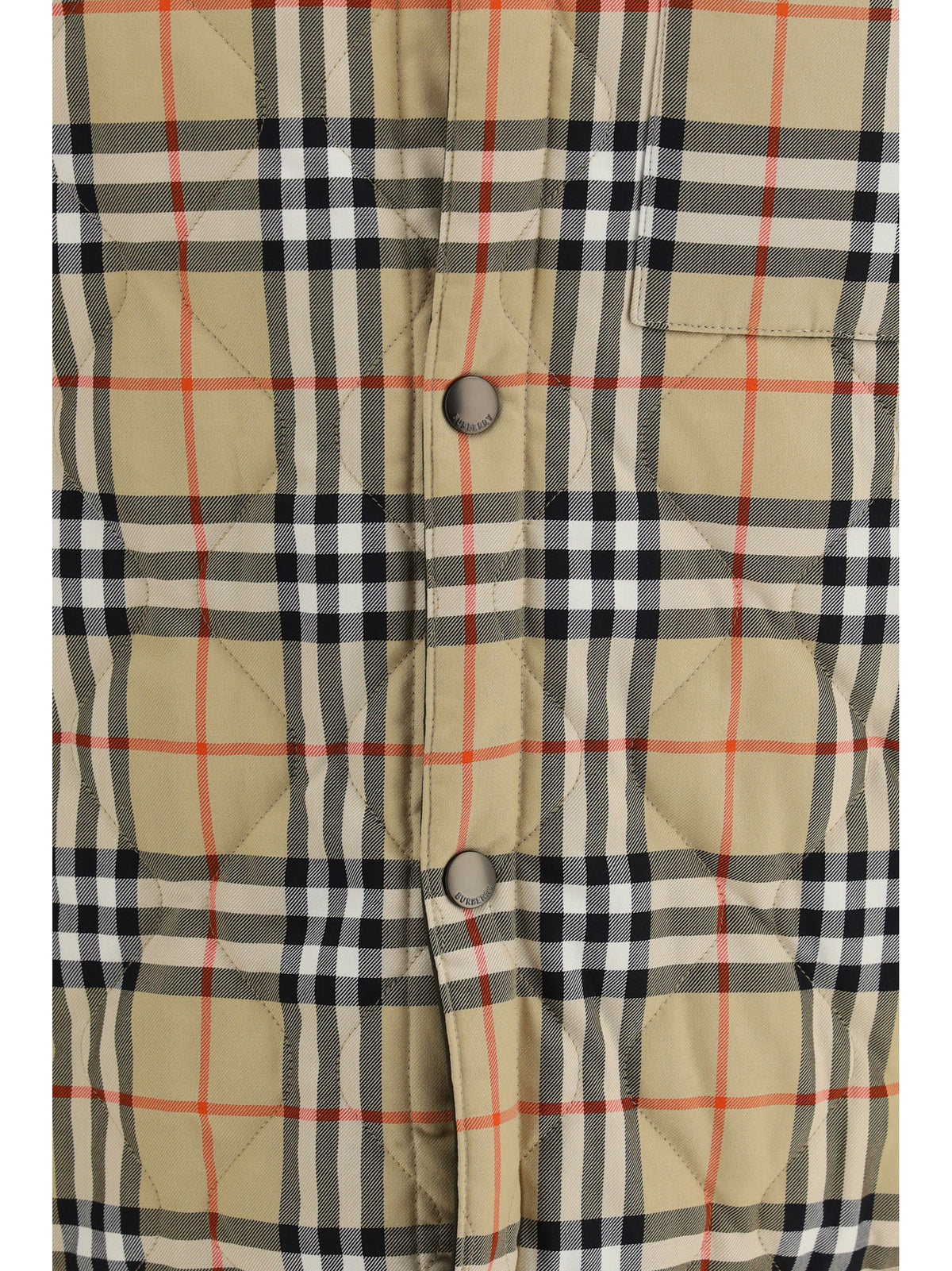 Burberry Men Brighton Reversible Quilted Nylon Shirt BURBERRY