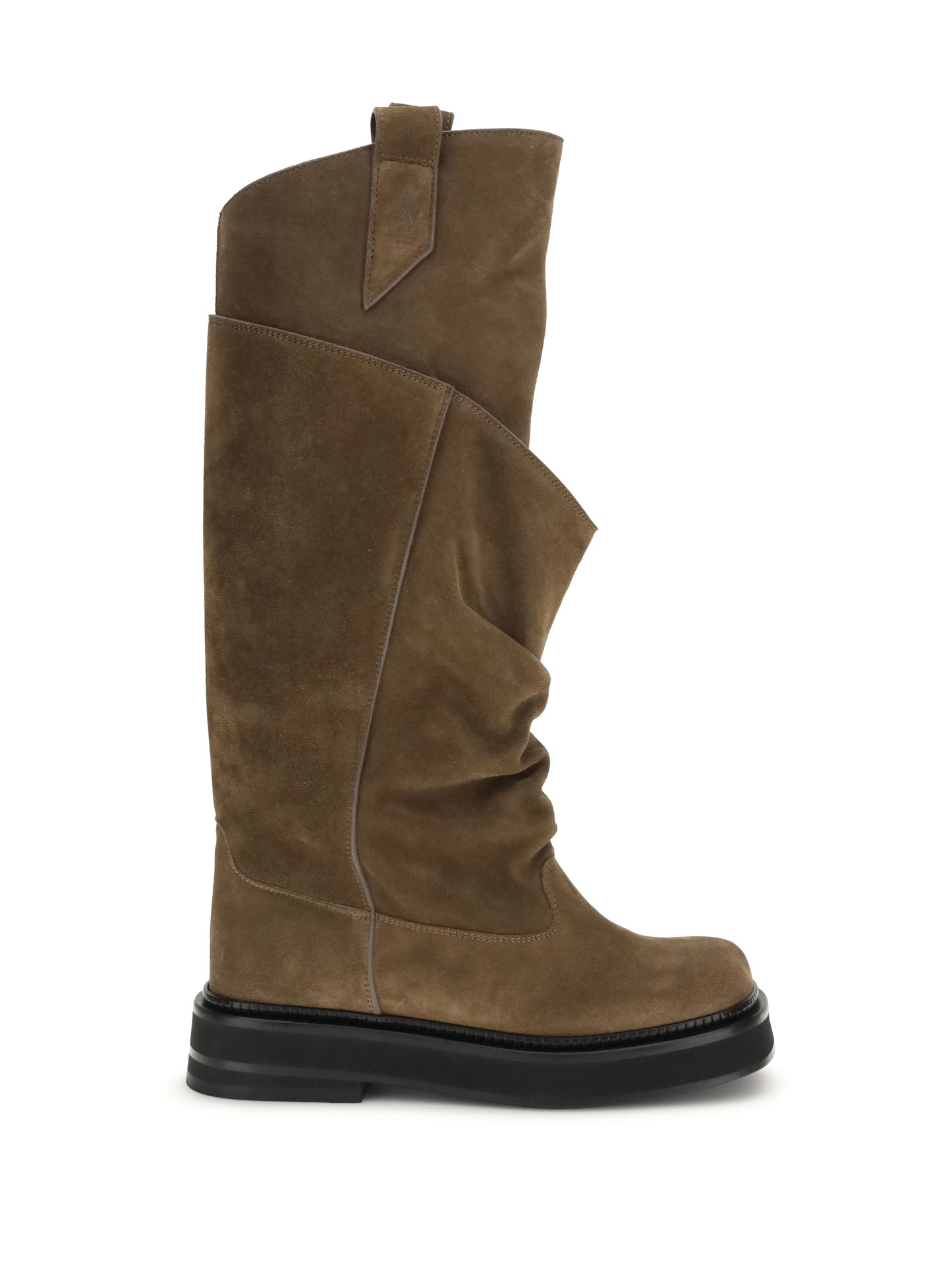 The Attico Women La Passeggiata Suede Boots THE ATTICO