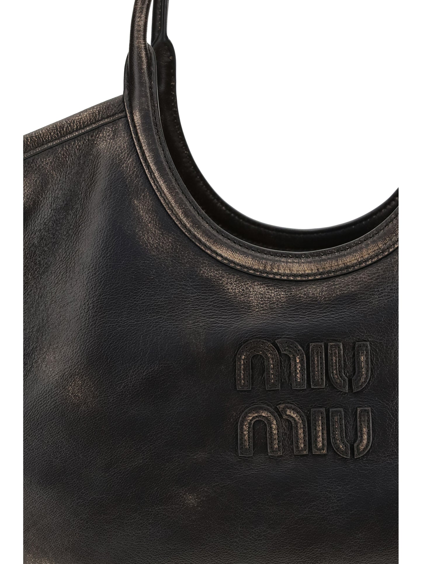 Miu Miu Women Ivy Leather Tote Bag MIU MIU