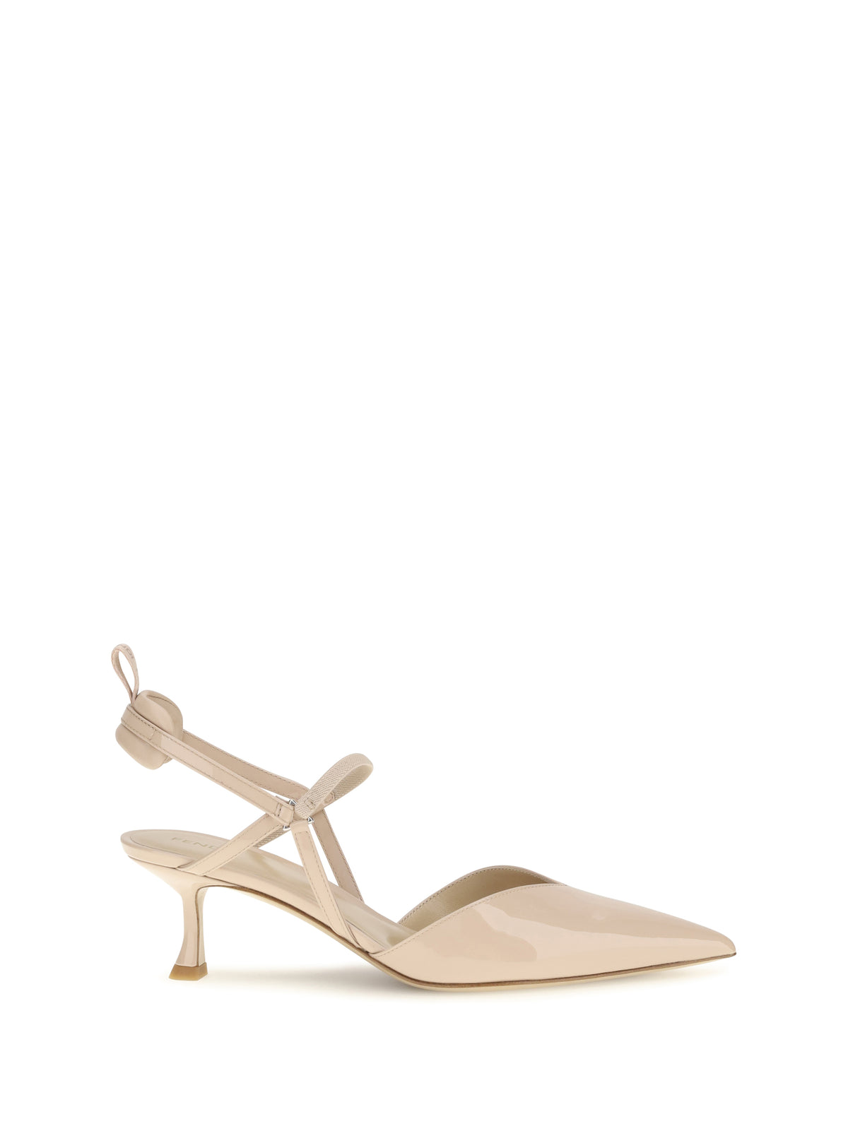 Fendi Women Patent Leather Colibrì Slingback Pumps FENDI