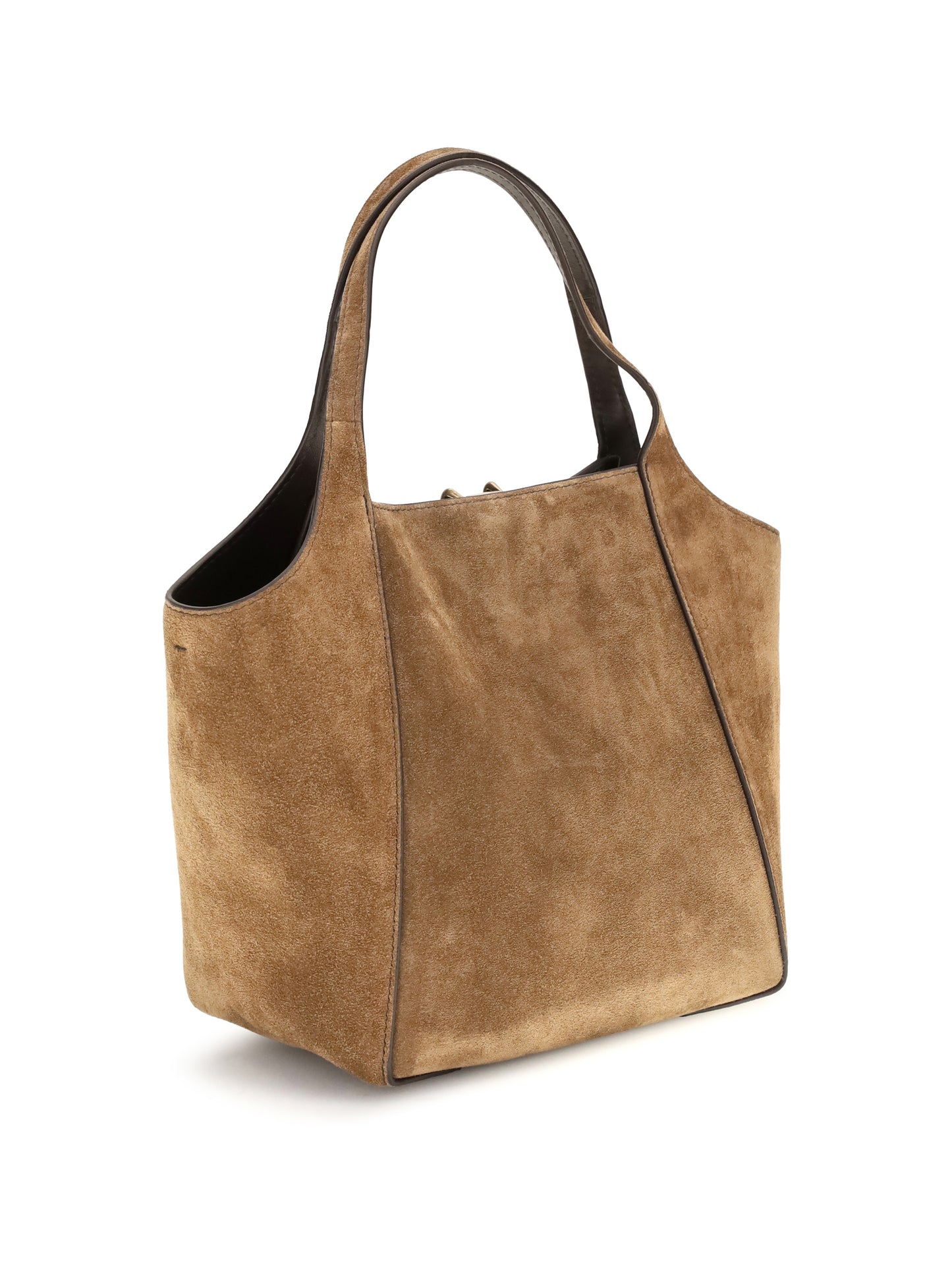 Brunello Cucinelli Women Small Sartorial Suede Bucket Bag BRUNELLO CUCINELLI