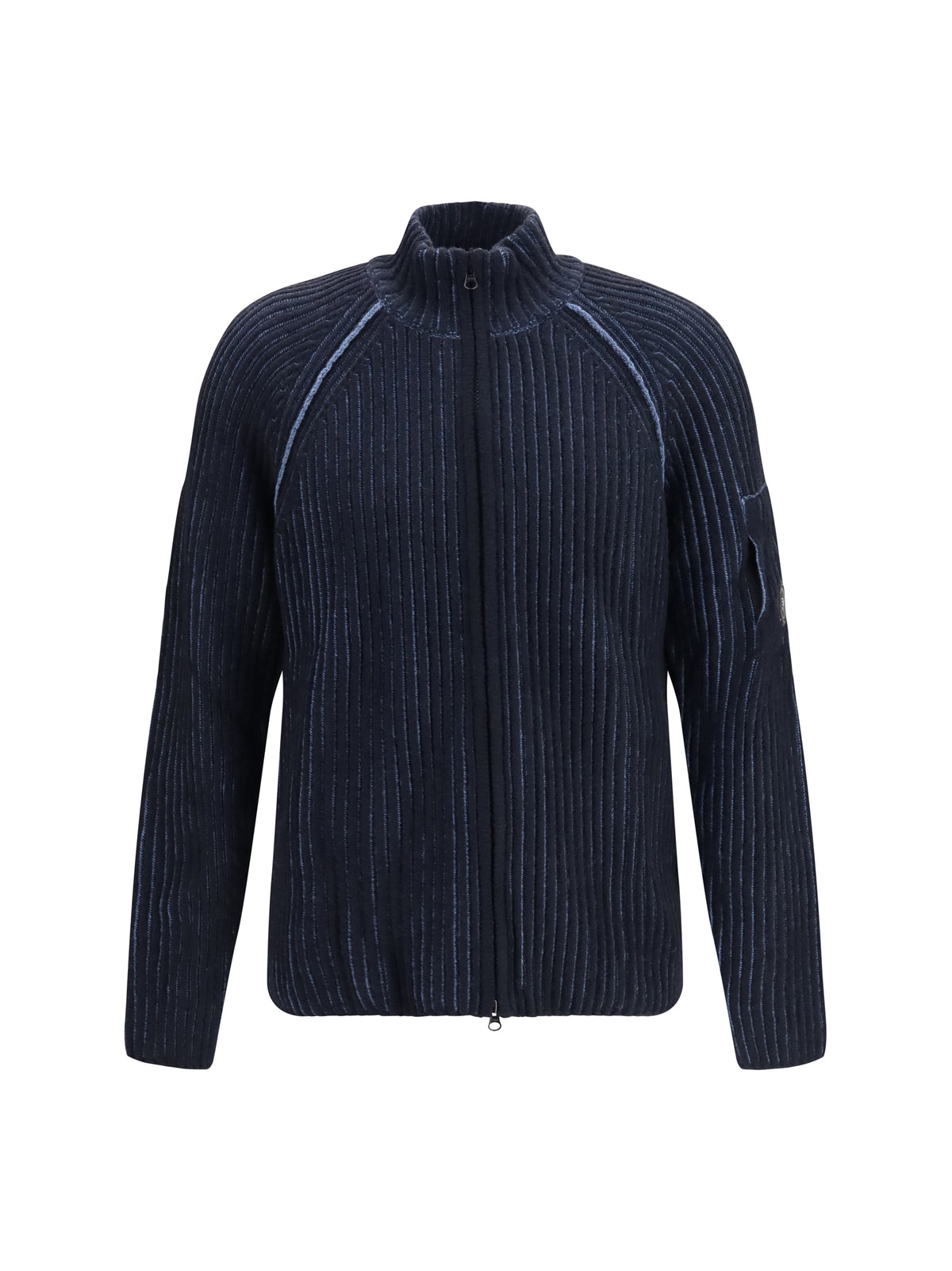 C.P. Company Men Ribbed Wool-Blend Cardigan C.P. COMPANY