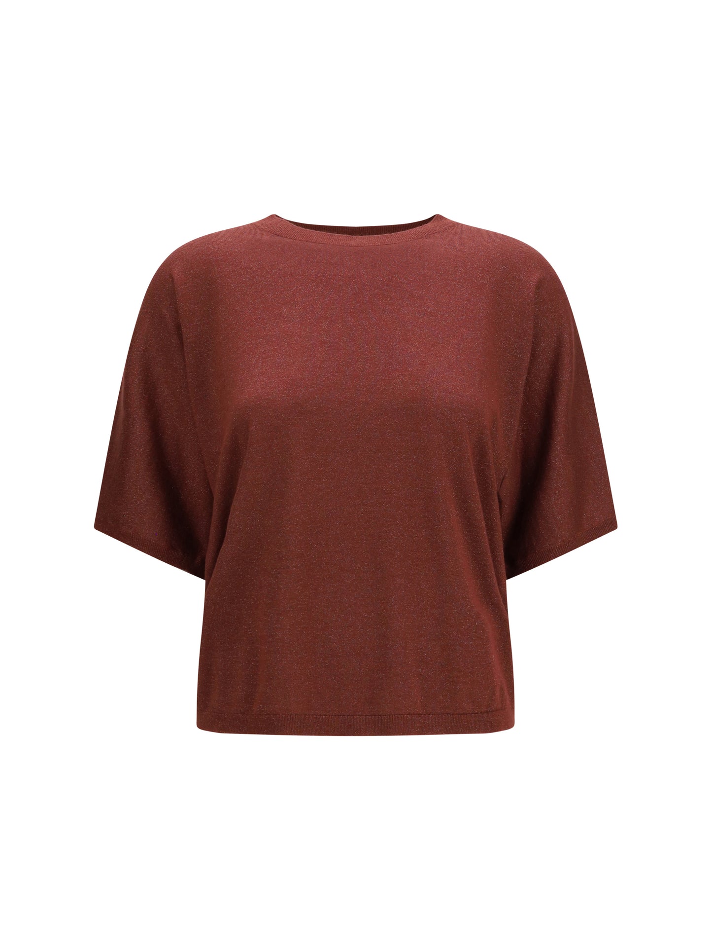 Brunello Cucinelli Women Short-Sleeve Cashmere And Silk Sweater BRUNELLO CUCINELLI