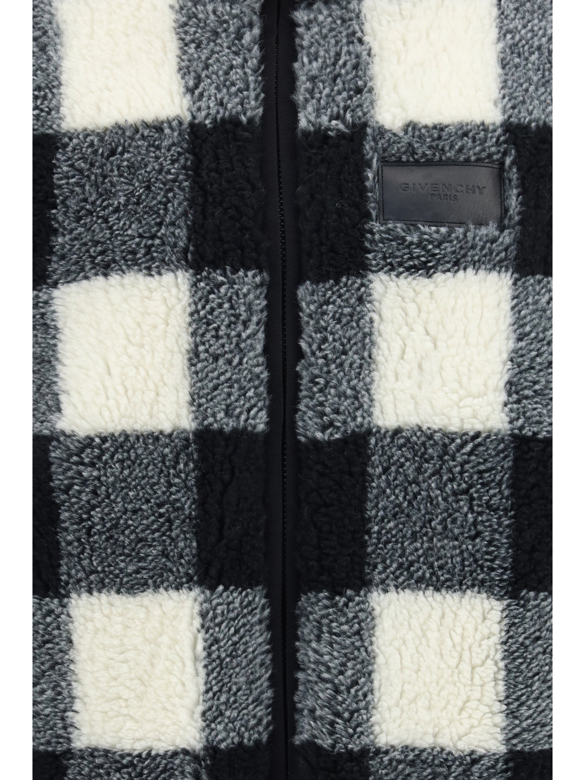 Givenchy Men Checked Wool-Blend Teddy Jacket GIVENCHY