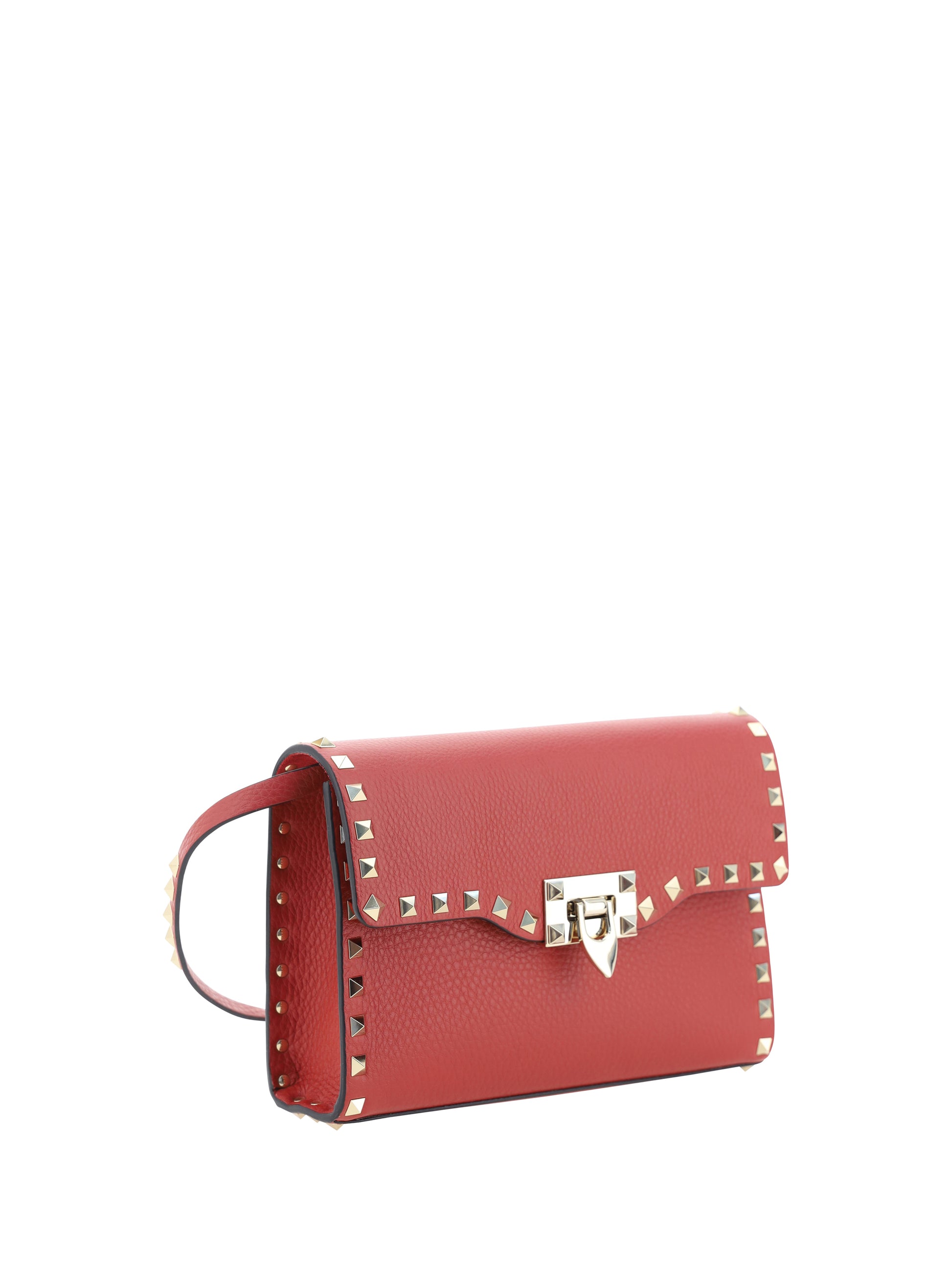 Valentino Garavani Women Small Rockstud Grained Calfskin Shoulder Bag VALENTINO GARAVANI
