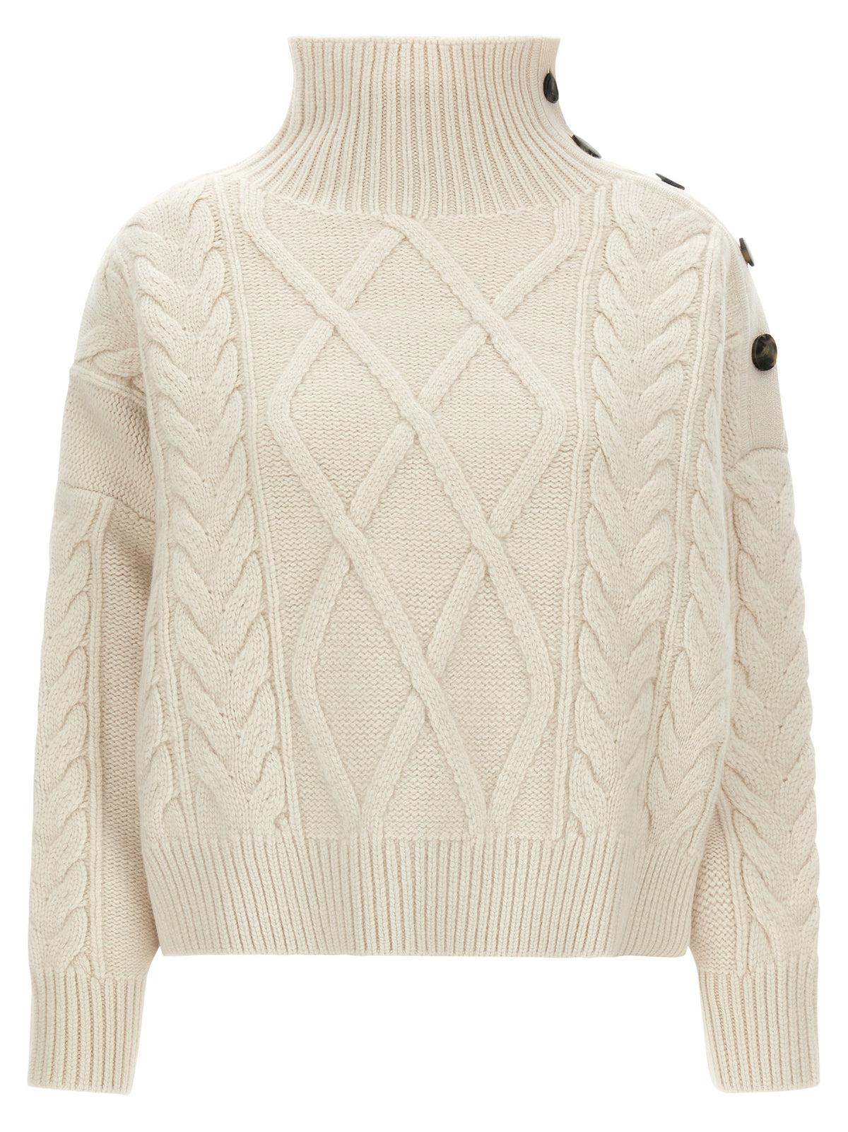 Yves Salomon Women Braided Sweater YVES SALOMON