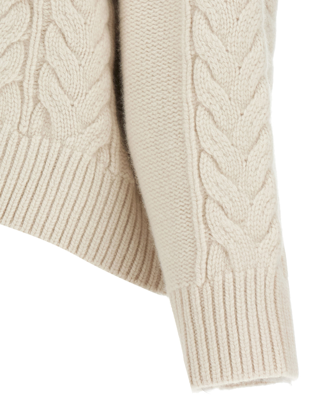 Yves Salomon Women Braided Sweater YVES SALOMON