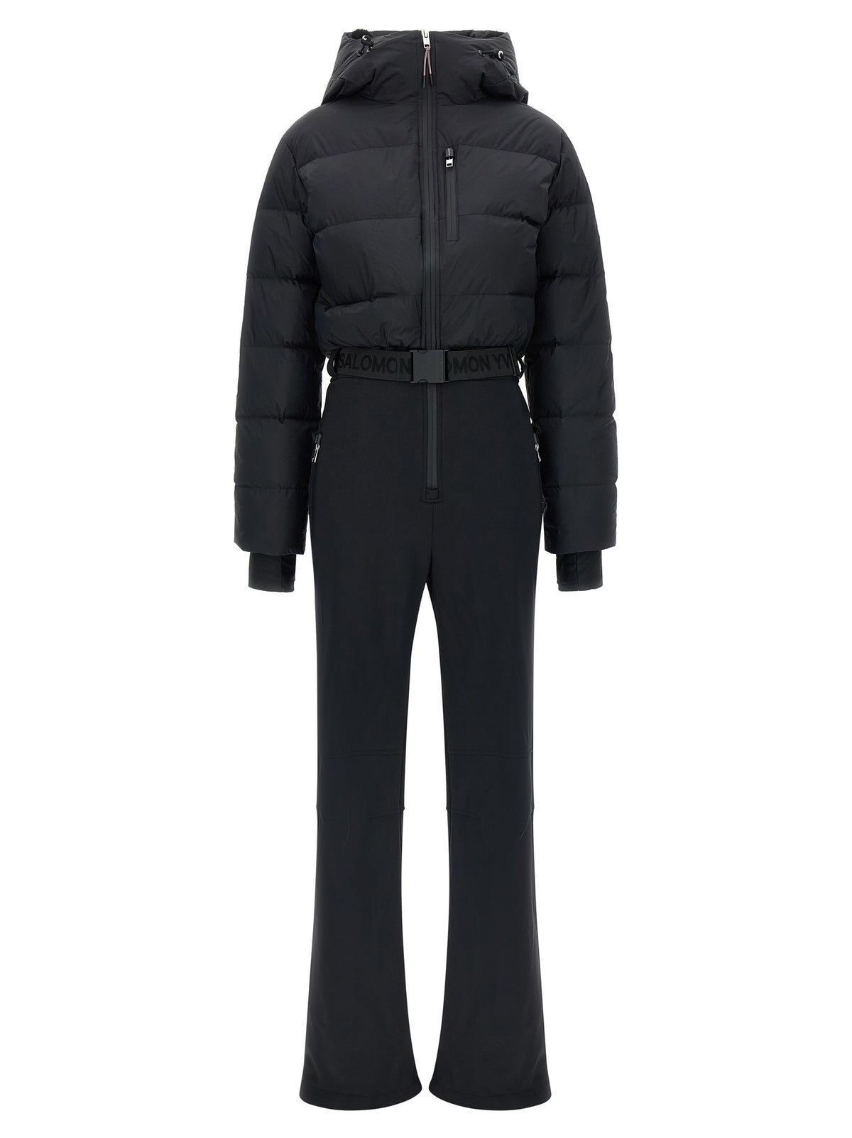 Yves Salomon Women Ski Suit Hood Lined YVES SALOMON