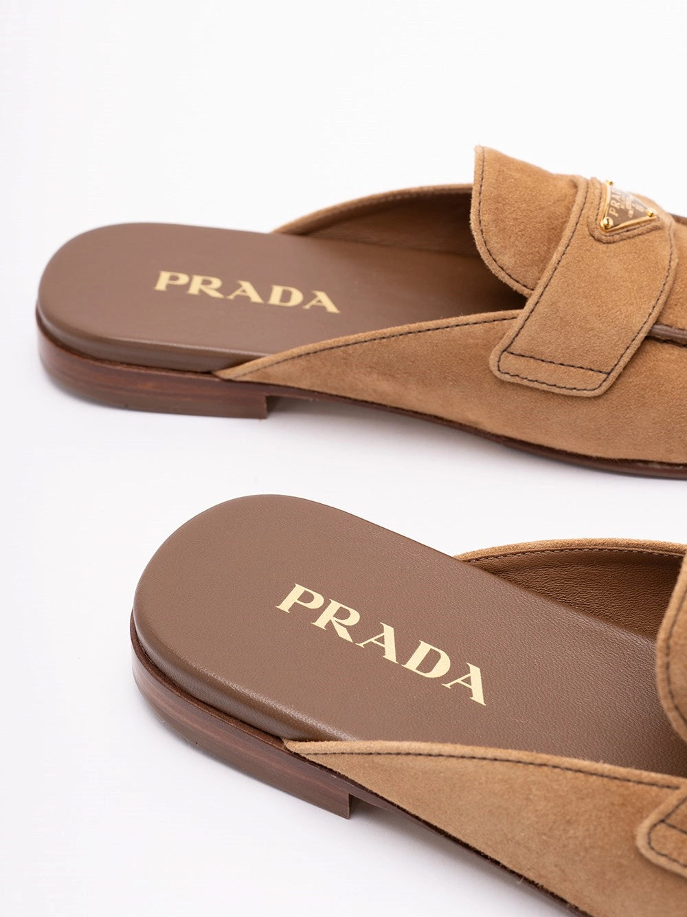 Prada Women Suede Slippers PRADA