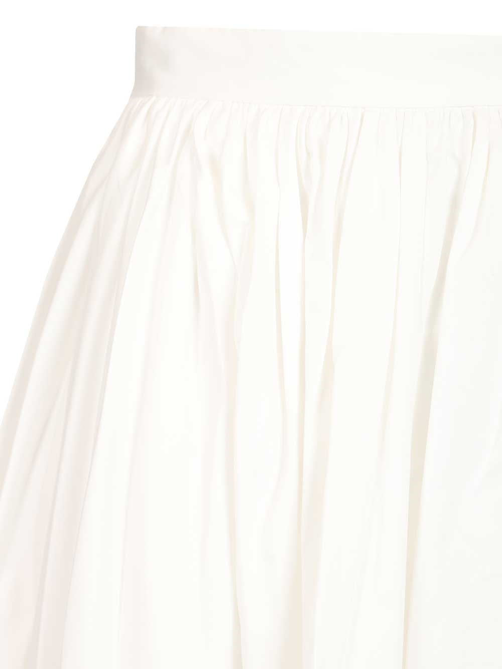 Self-Portrait Women Poplin Midi Skirt. SELF-PORTRAIT