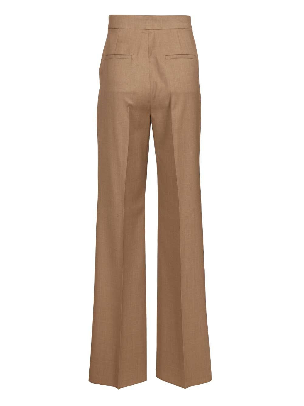 Max Mara Women Wool Twill Trousers