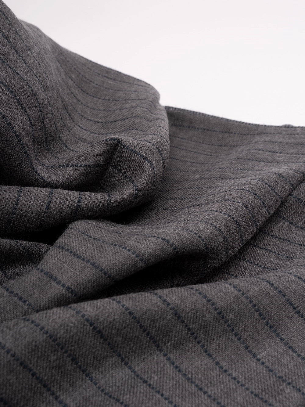 Gucci Men Gucci Pinstripe Wool Silk Scarf GUCCI