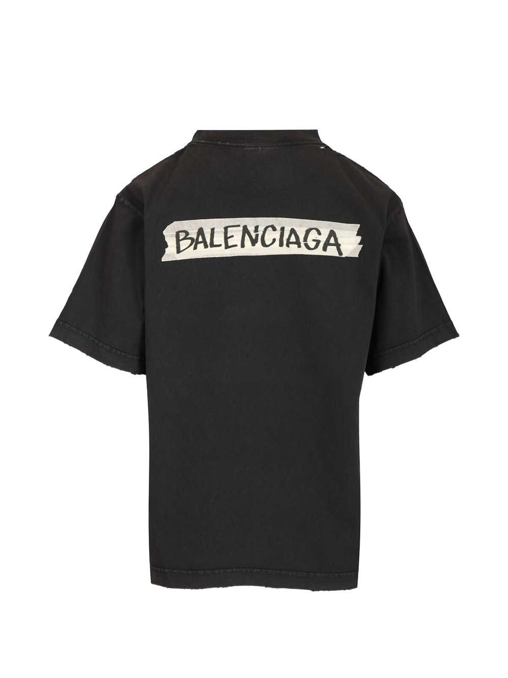 Balenciaga Women "Masking Tape" T-Shirt BALENCIAGA