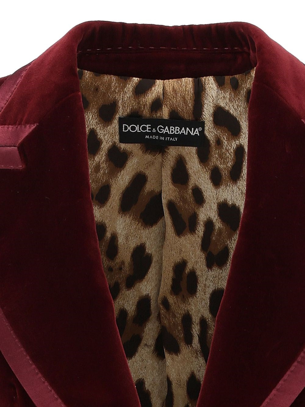 Dolce & Gabbana Women Turlington Single-Breasted Velvet Jacket.