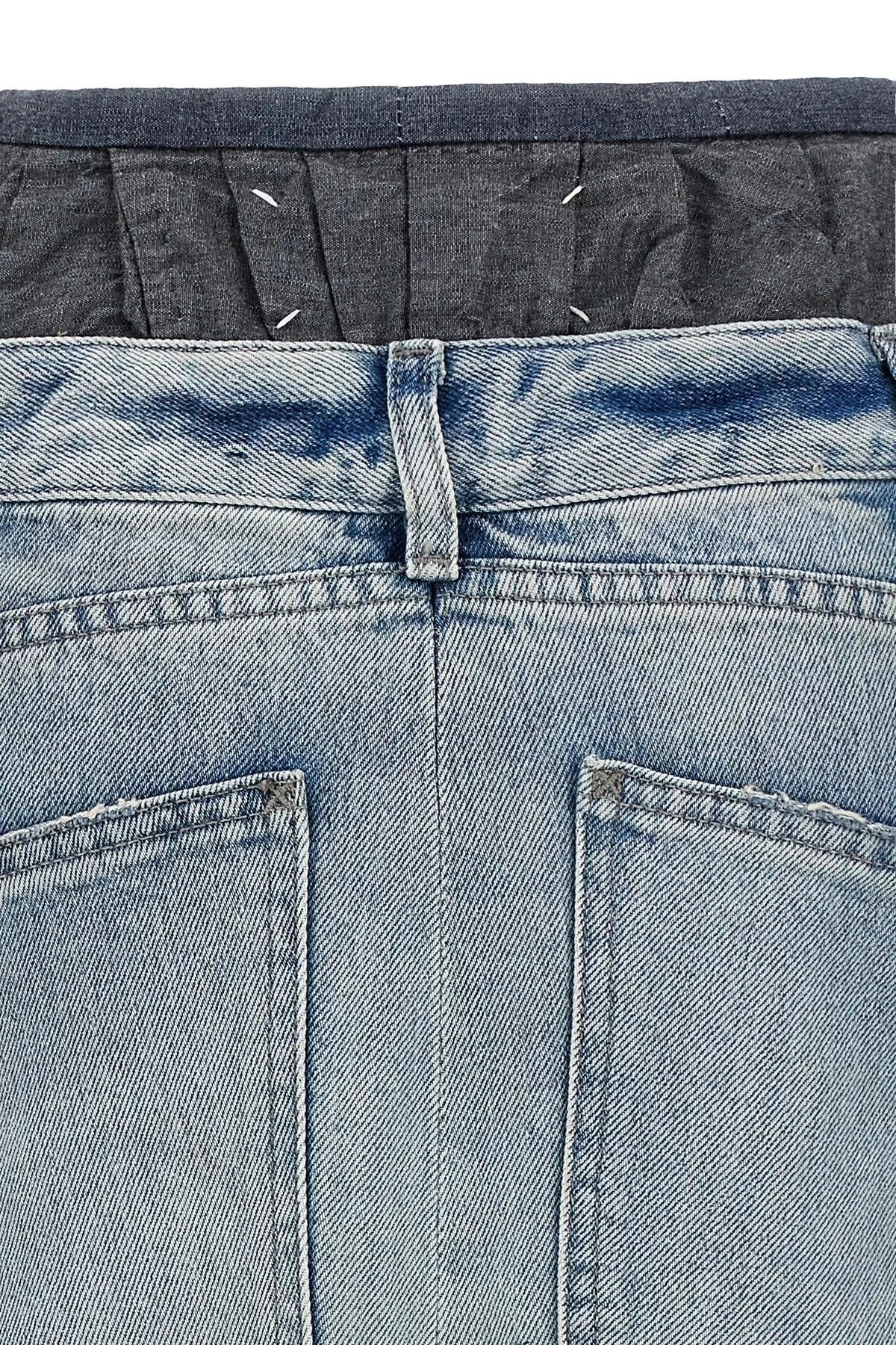Maison Margiela Women Slits Denim Skirt MAISON MARGIELA