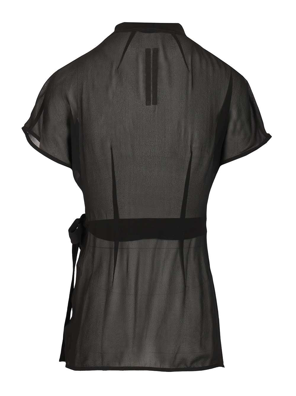 Rick Owens Women Laura Silk Wrap Top RICK OWENS