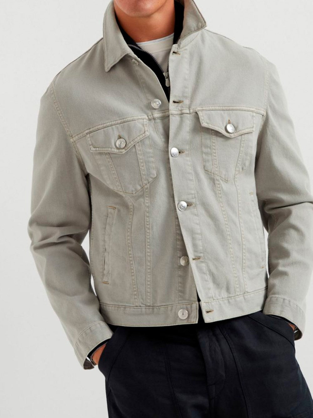 Brunello Cucinelli Men Denim Jacket BRUNELLO CUCINELLI