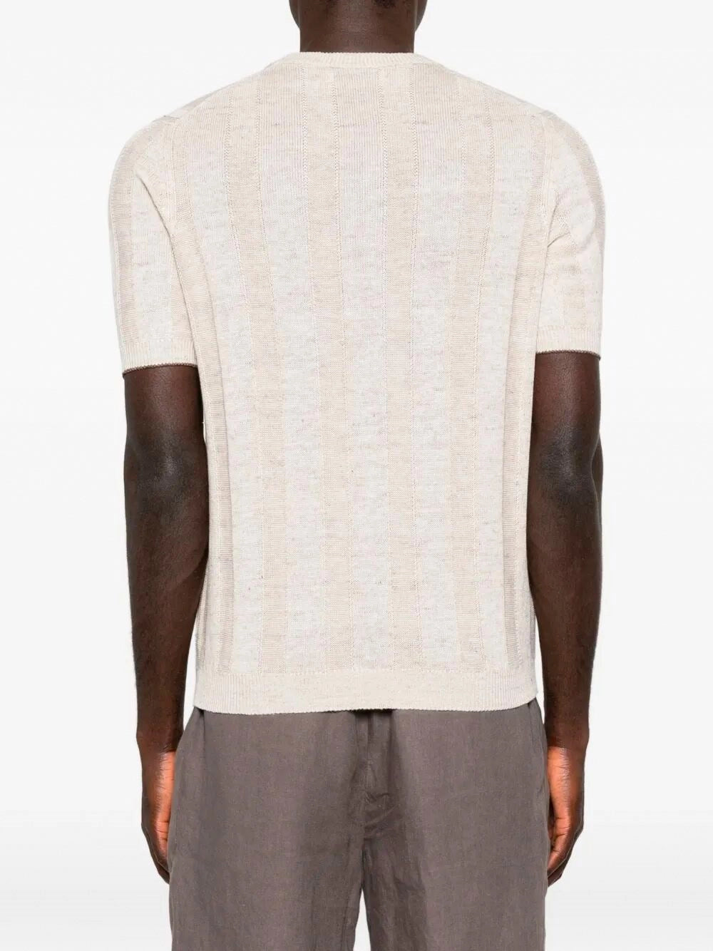 Brunello Cucinelli Men Short Sleeve Sweater