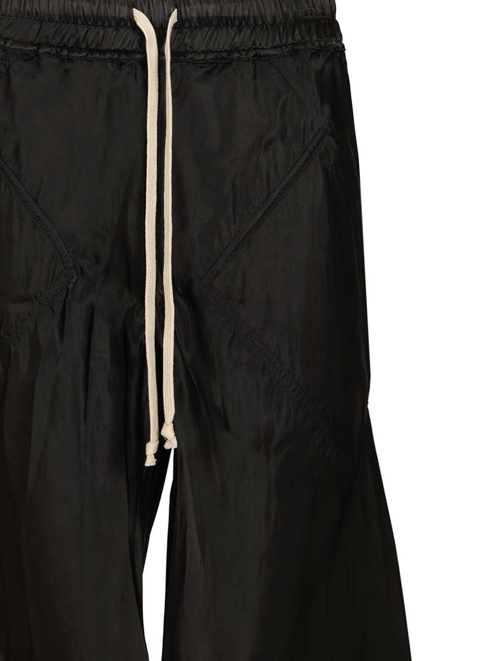 Rick Owens Women Wide Leg Trousers With A Glossy Finish RICK OWENS