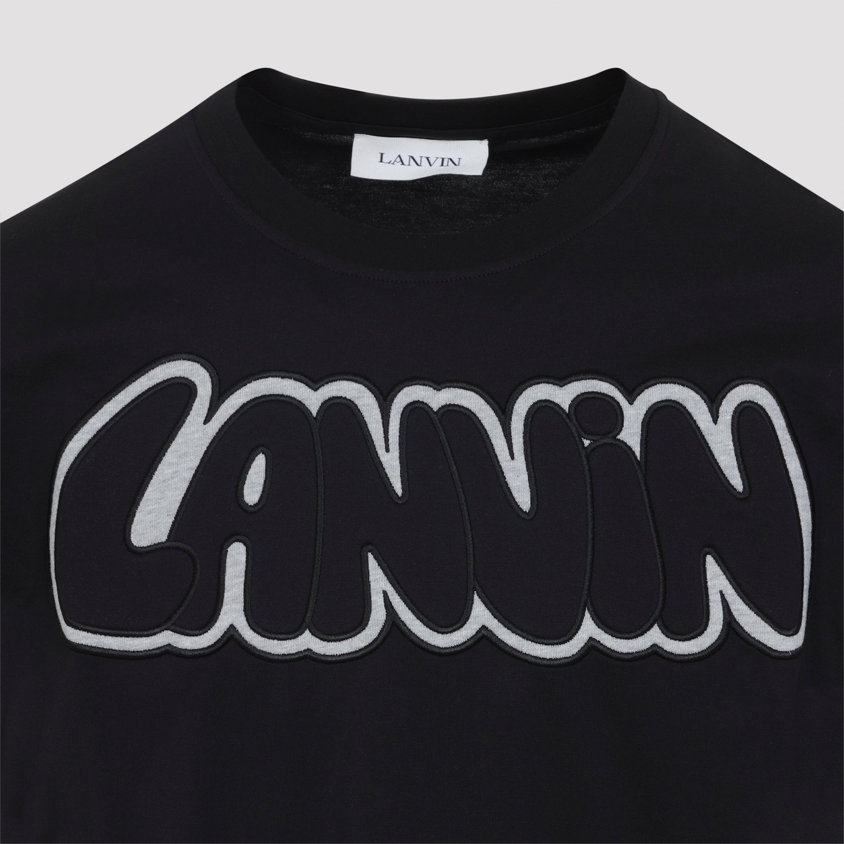 Lanvin Embroidered Logo T-Shirt Men LANVIN
