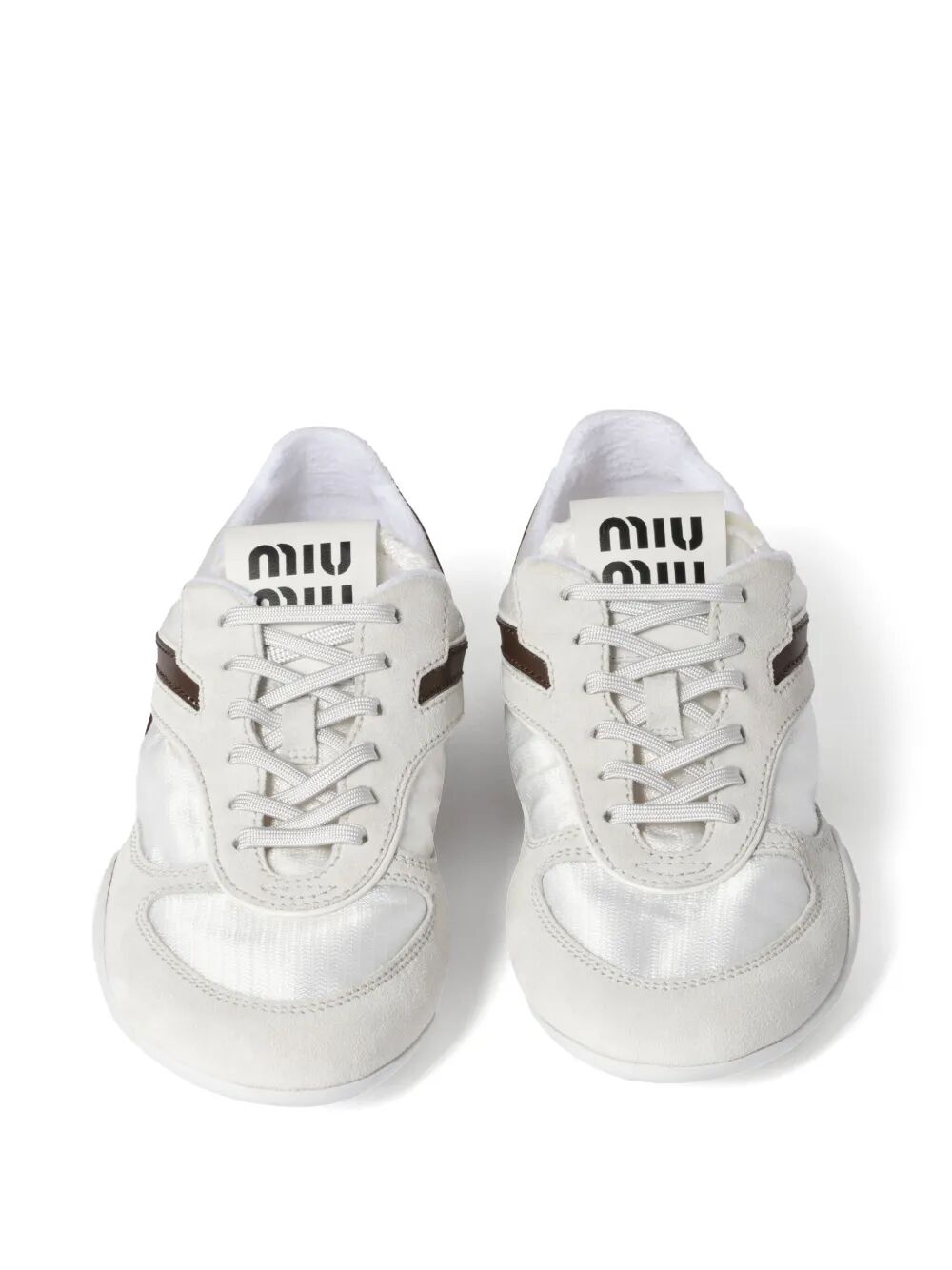 Miu Miu Women Gymnasium Technical Fabric And Suede Sneakers MIU MIU