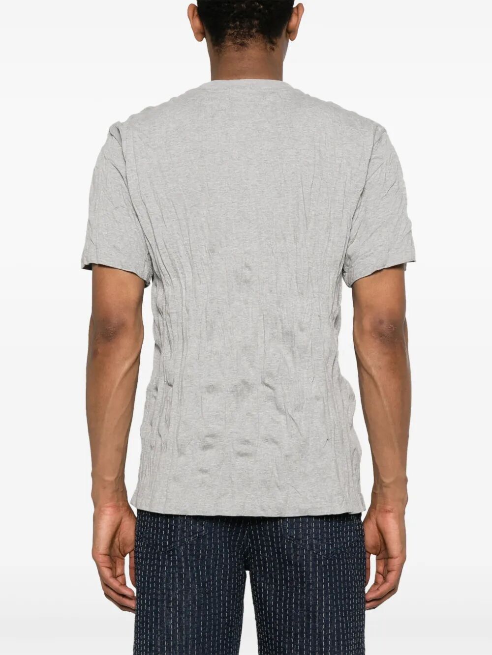 Bottega Veneta Men Graphic Rabbit-Print Crushed Cotton Jersey T-Shirt BOTTEGA VENETA