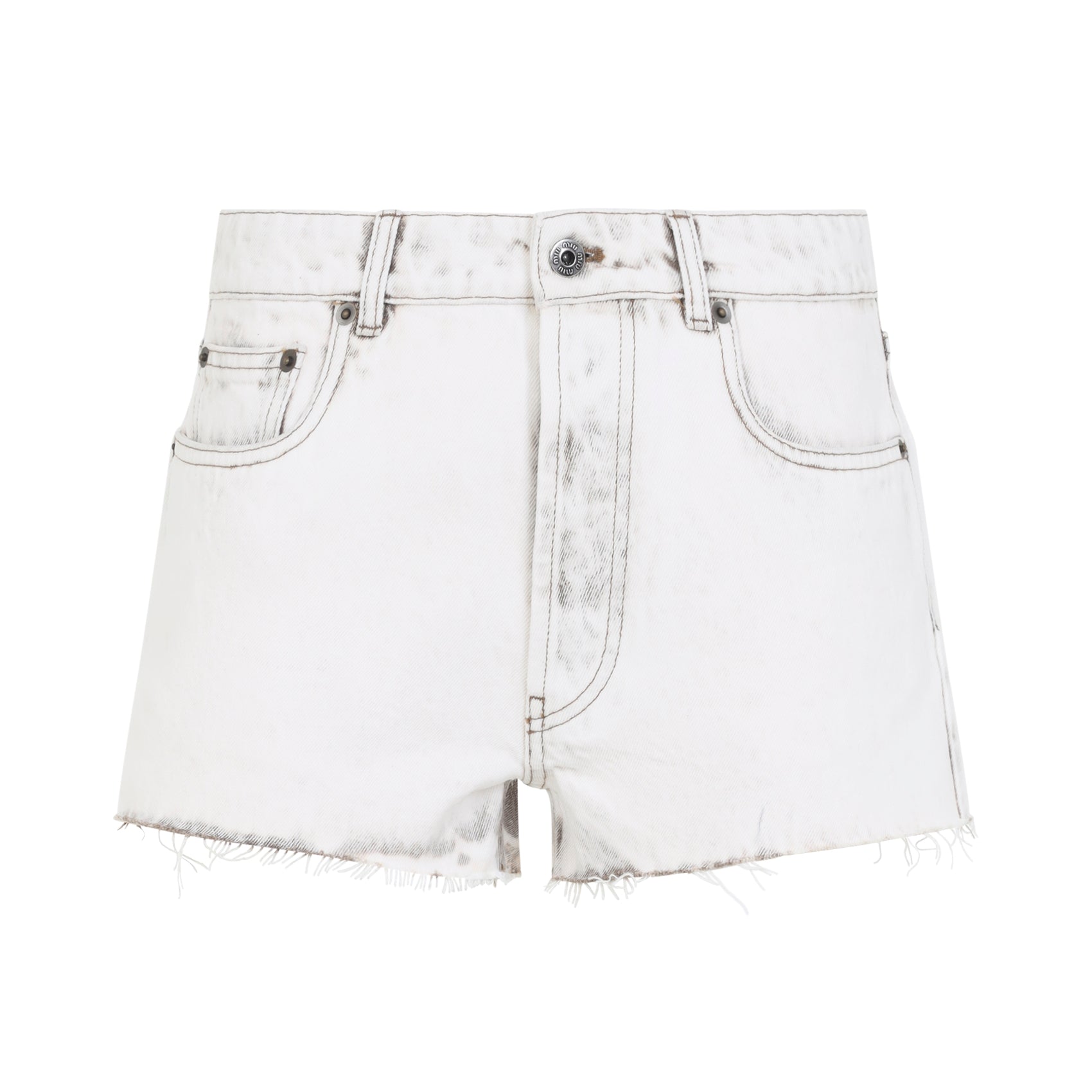 Miu Miu Denim Short Women MIU MIU