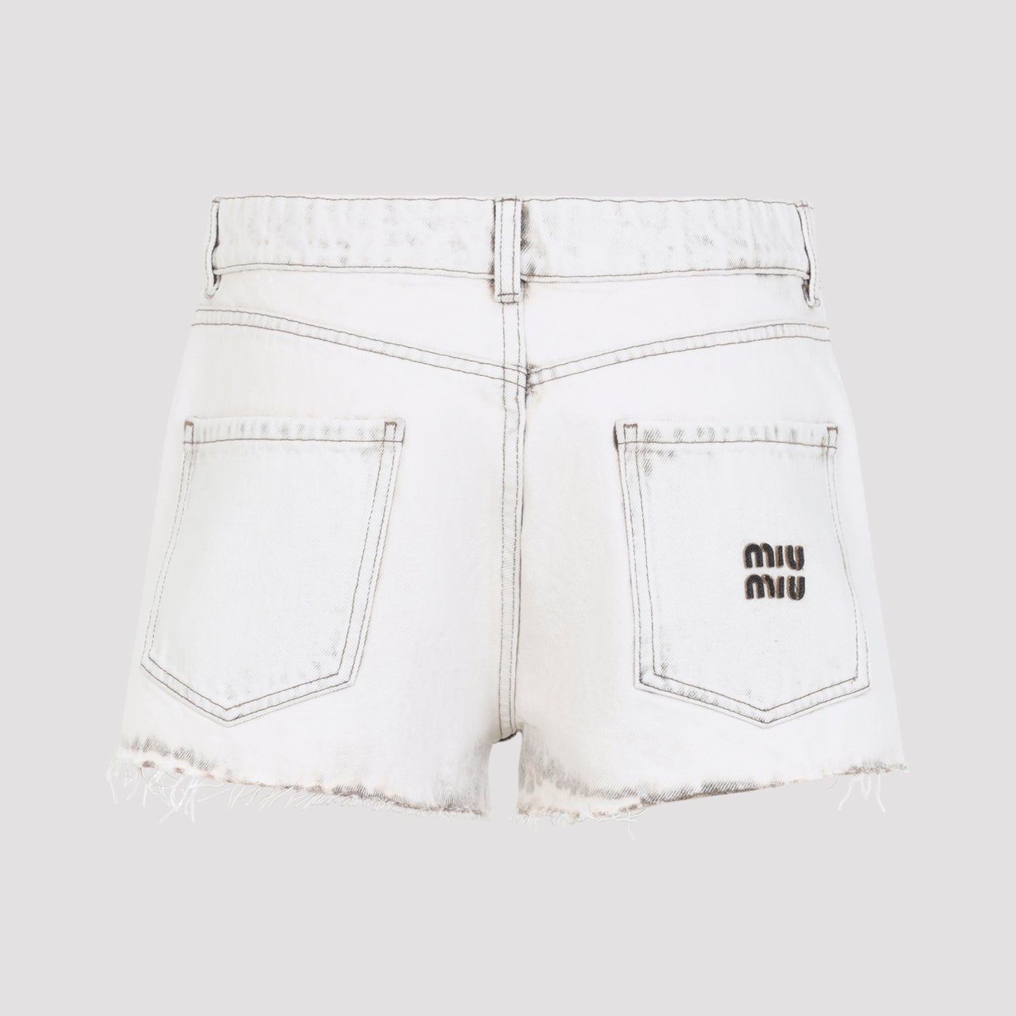 Miu Miu Denim Short Women MIU MIU