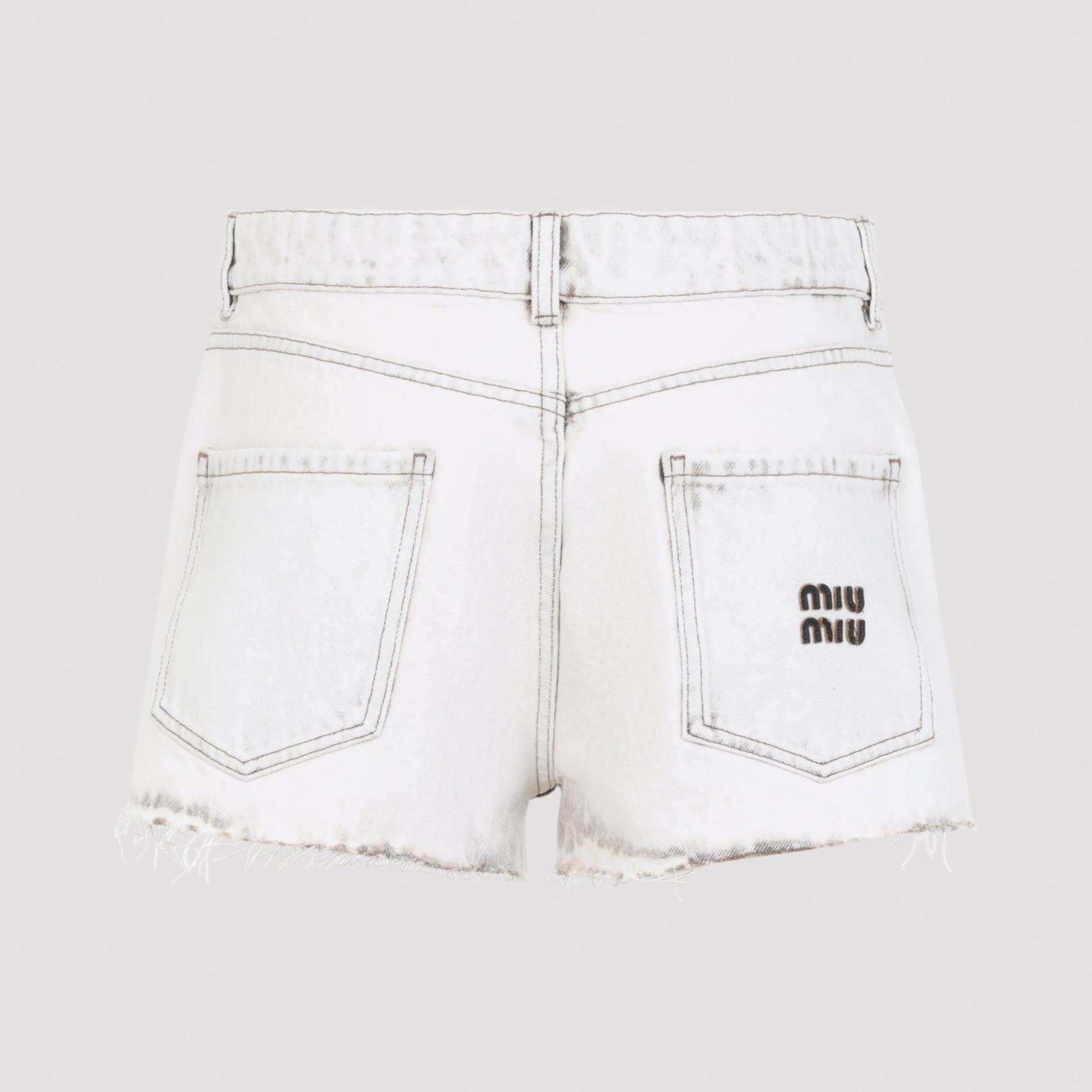 Miu Miu Denim Short Women MIU MIU