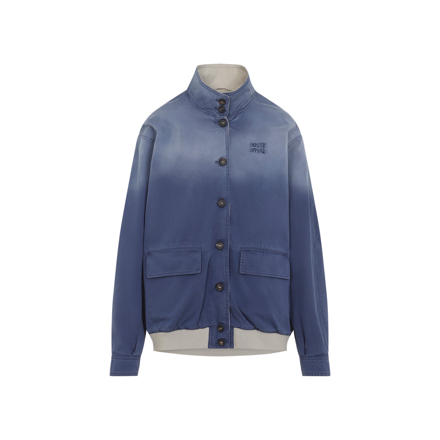 Miu Miu Old  Washed Twill Blouson Women MIU MIU