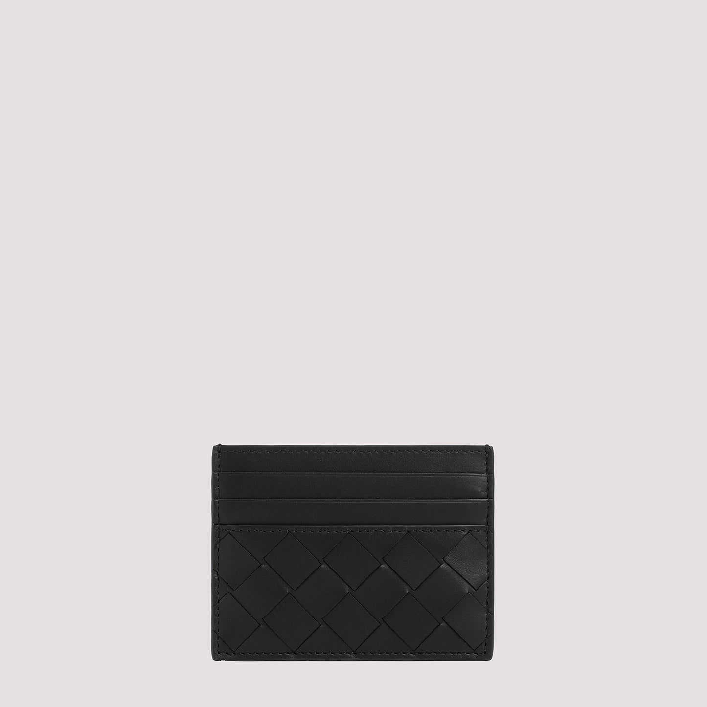 Bottega Veneta Intrecciato Calf Leather Credit Card Case Men BOTTEGA VENETA