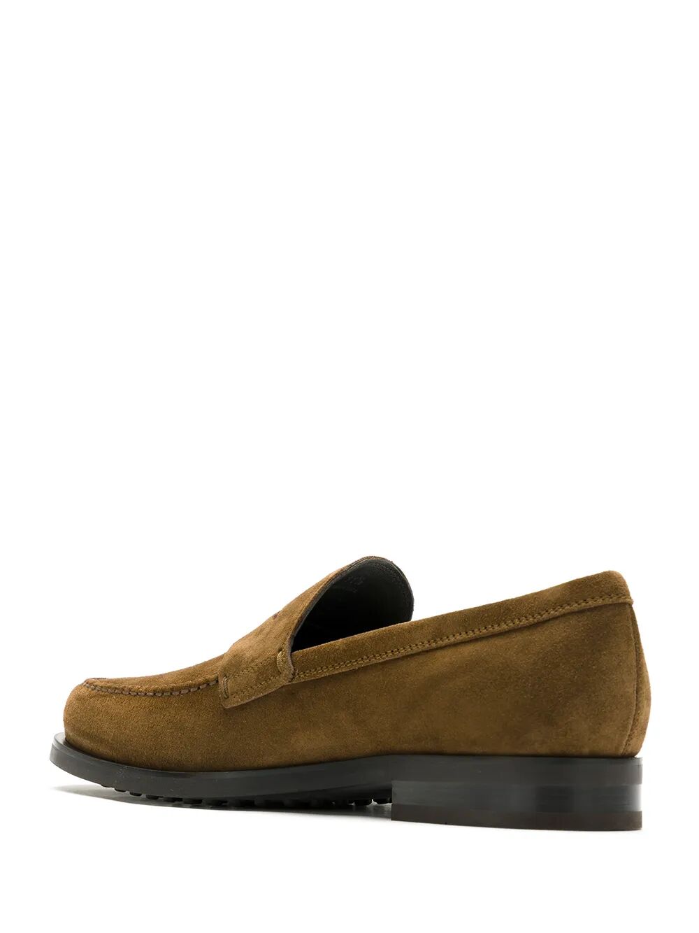 Tod's Men Suede Penny Loafers With Pebbled Rubber Outsole TOD'S