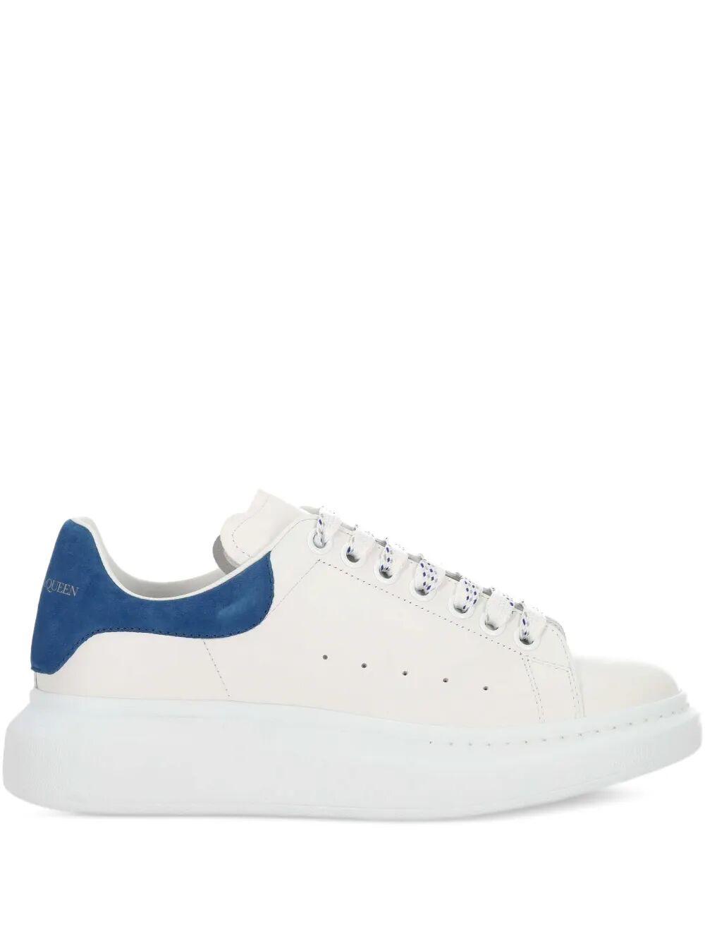 Alexander Mcqueen Men Oversized Sneakers In White/Paris Blue ALEXANDER MCQUEEN