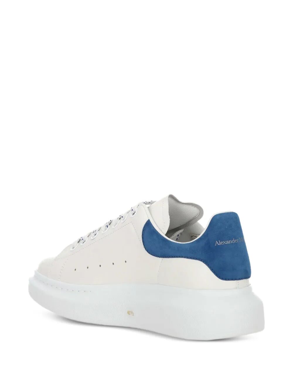 Alexander Mcqueen Men Oversized Sneakers In White/Paris Blue ALEXANDER MCQUEEN