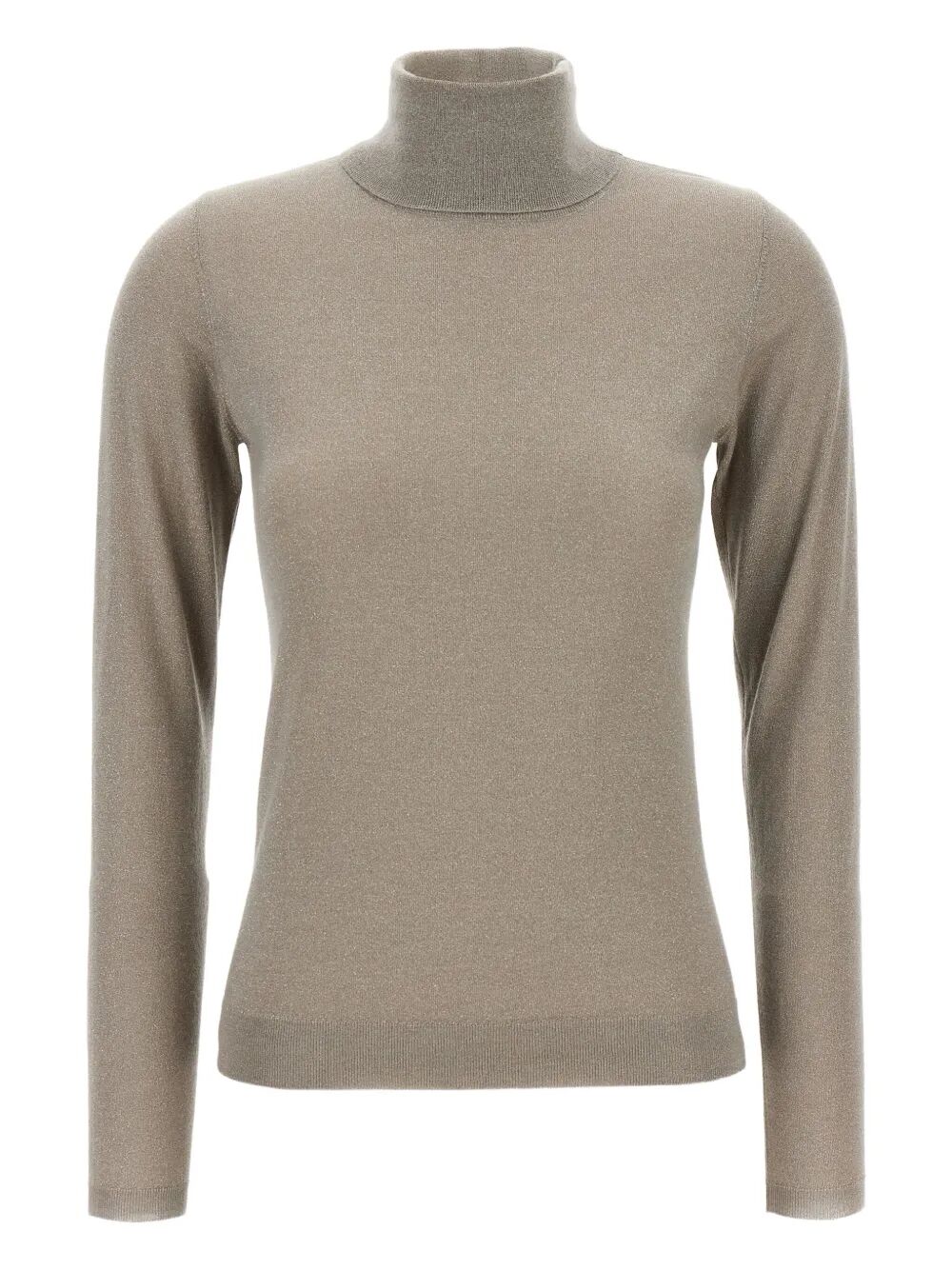 Brunello Cucinelli Women Sparkling Cashmere And Silk Lightweight Turtleneck Sweater BRUNELLO CUCINELLI